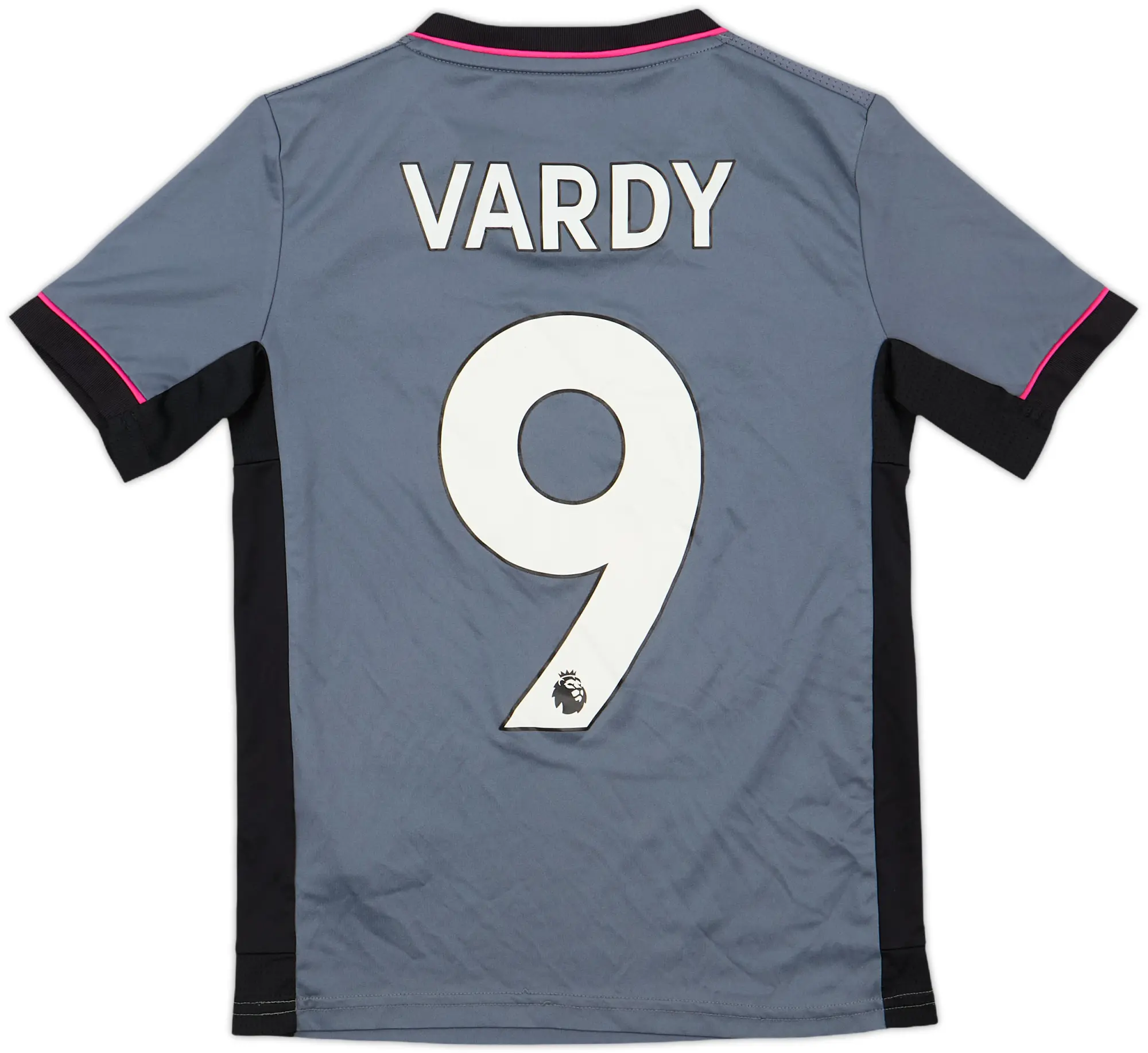 2021-22 Leicester Third Shirt Vardy #9 - 8/10 - (S.Boys)