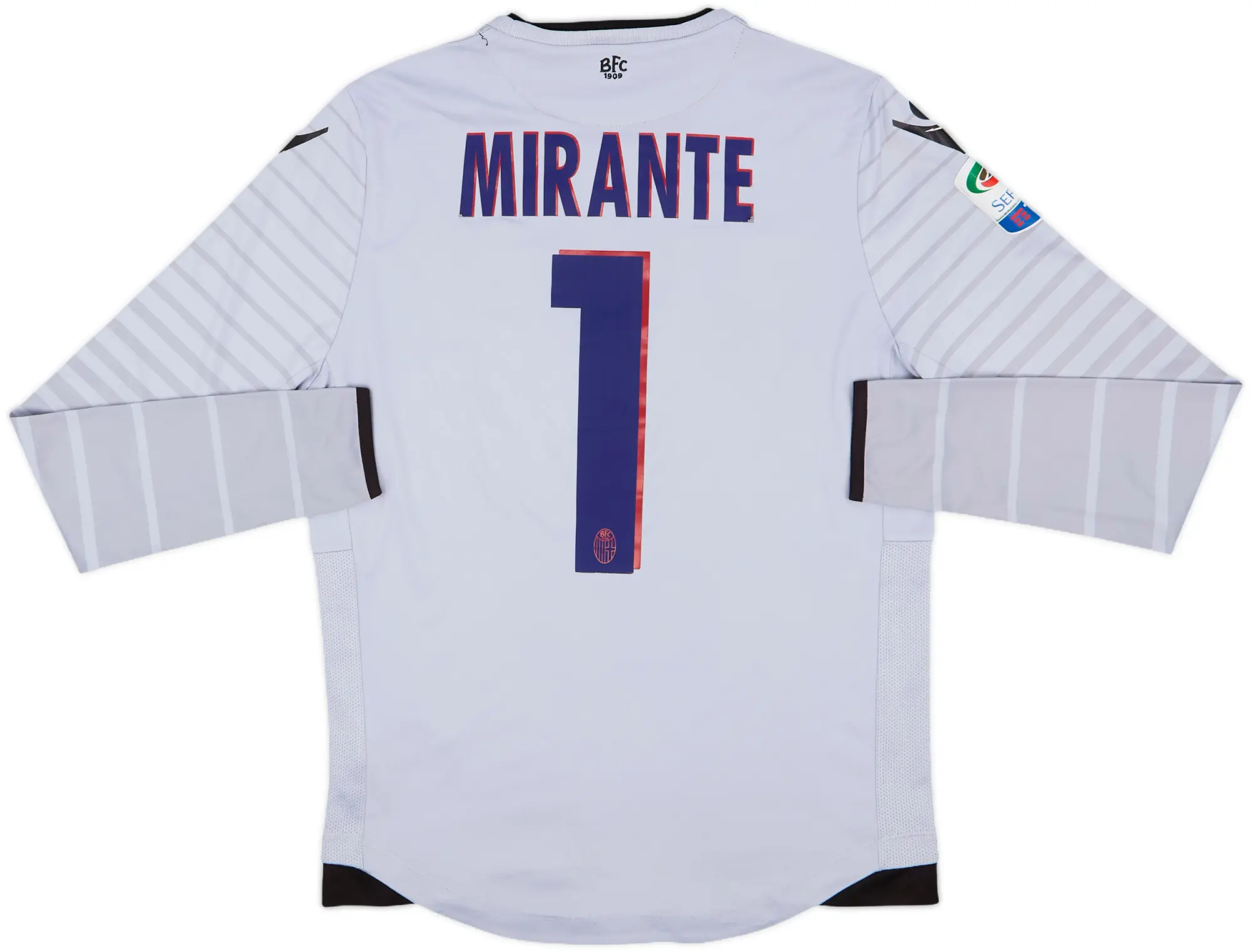 2016-17 Bologna GK Shirt Mirante #1 - 6/10 - (S)