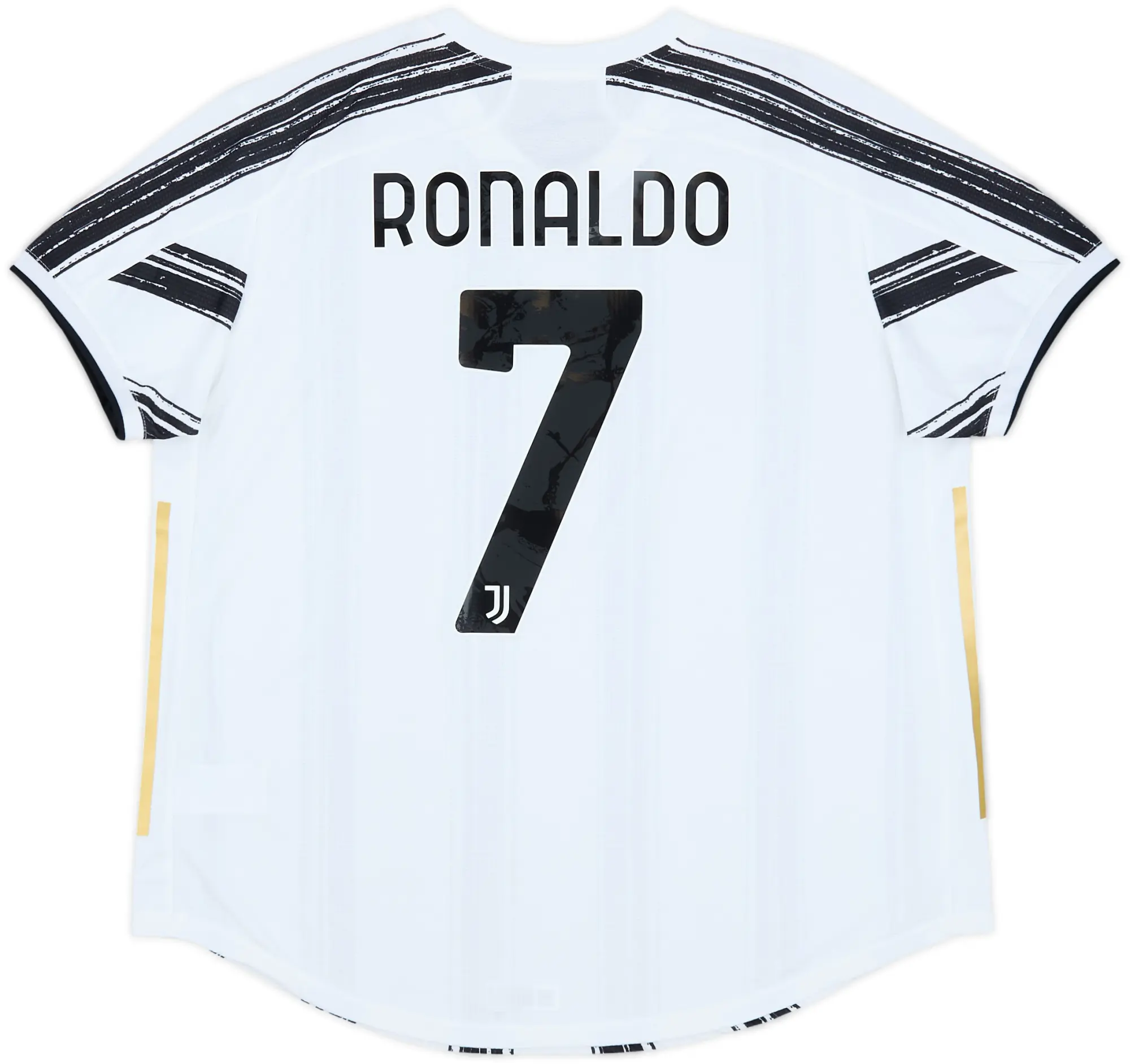 2020-21 Juventus Authentic Home Shirt Ronaldo #7 - 8/10 - (XXL)