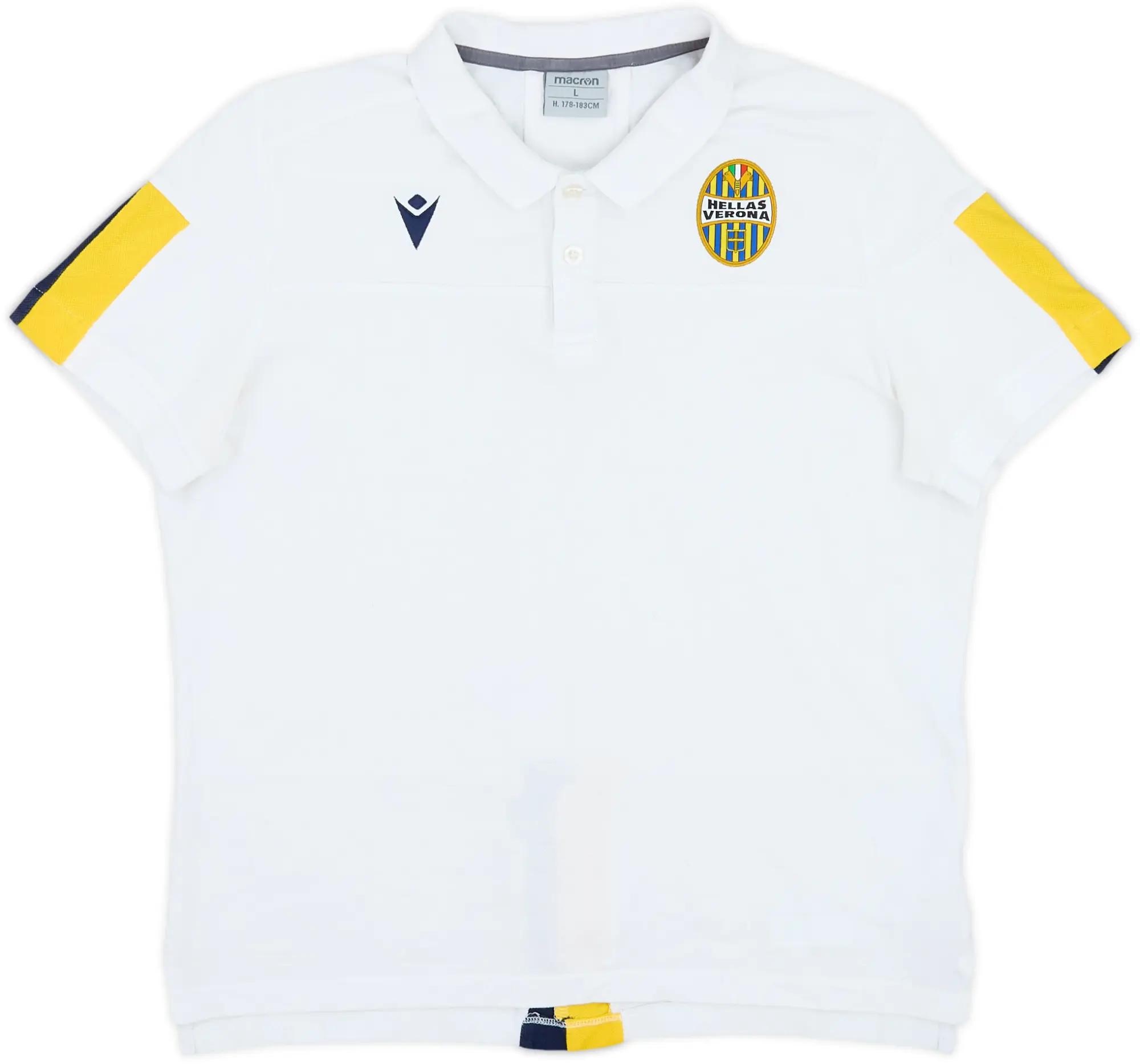 2019-20 Hellas Verona Macron Polo Shirt - 6/10 - (L)