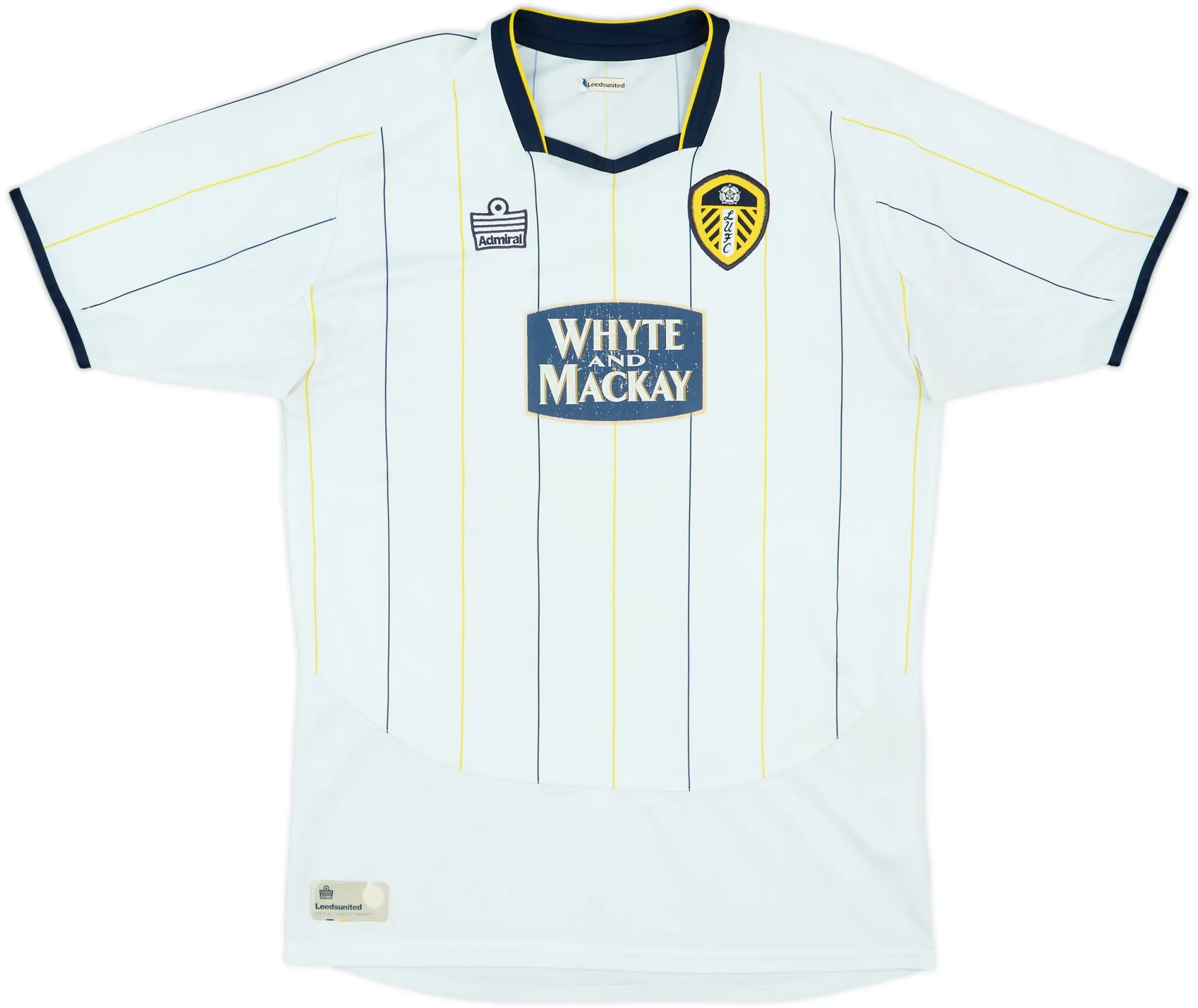 Admiral Leeds United Mens SS Home Shirt 2005/06