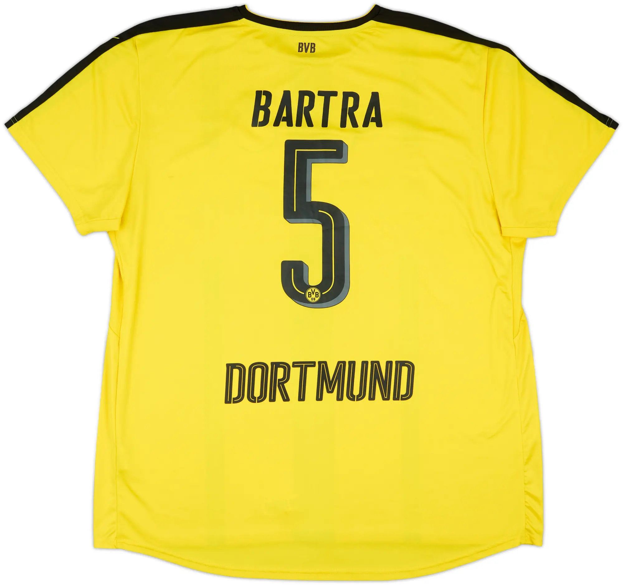 2016-17 Borussia Dortmund Home Shirt Bartra #5 - 8/10 - (3XL)