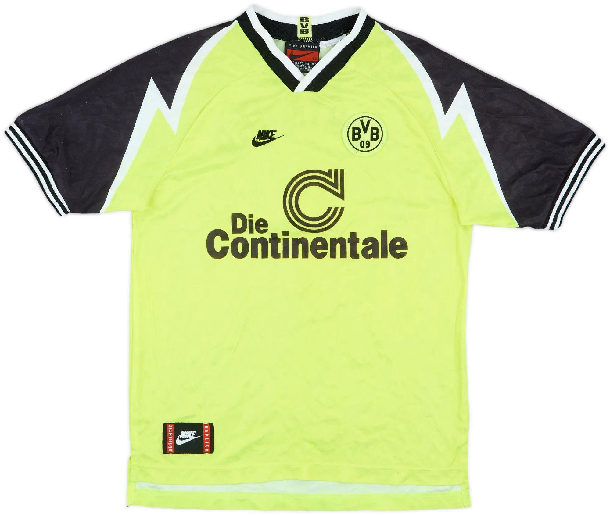 Nike Borussia Dortmund Boys SS Home Shirt 1995/96