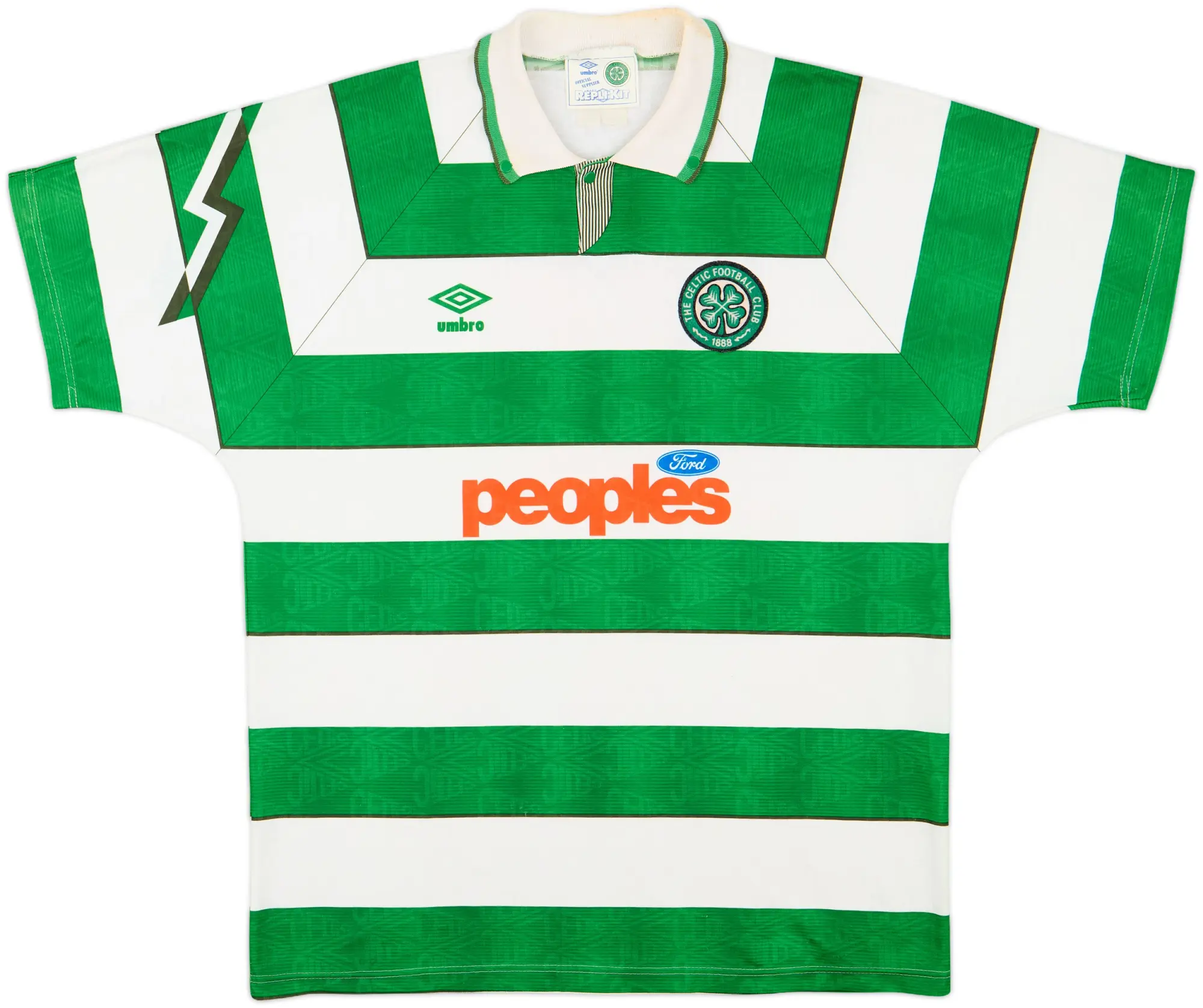 1991-92 Celtic Home Shirt #8 - 5/10 - (L)