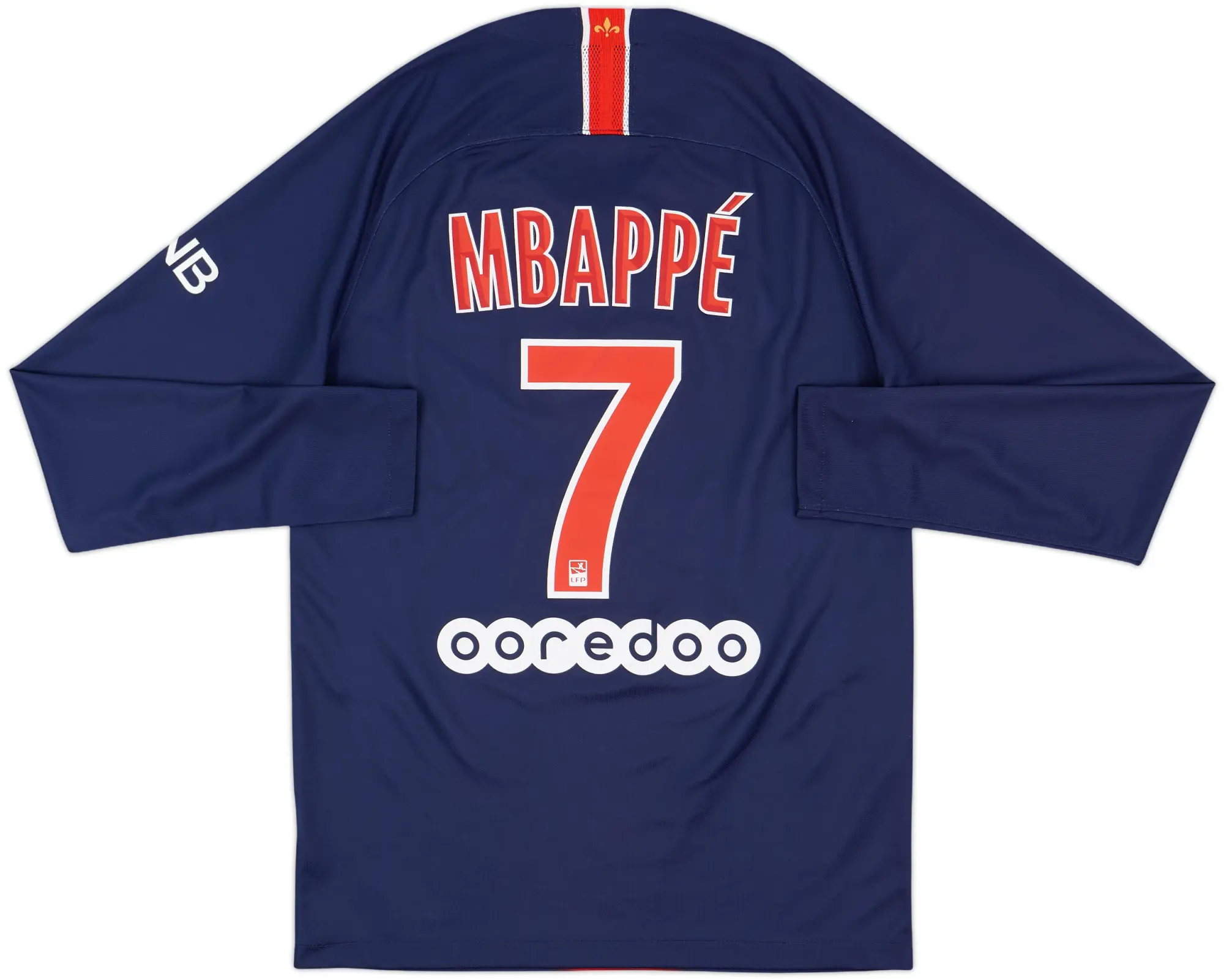 2018-19 Paris Saint-Germain Home L/S Shirt Mbappe #7 - 10/10 - (S)