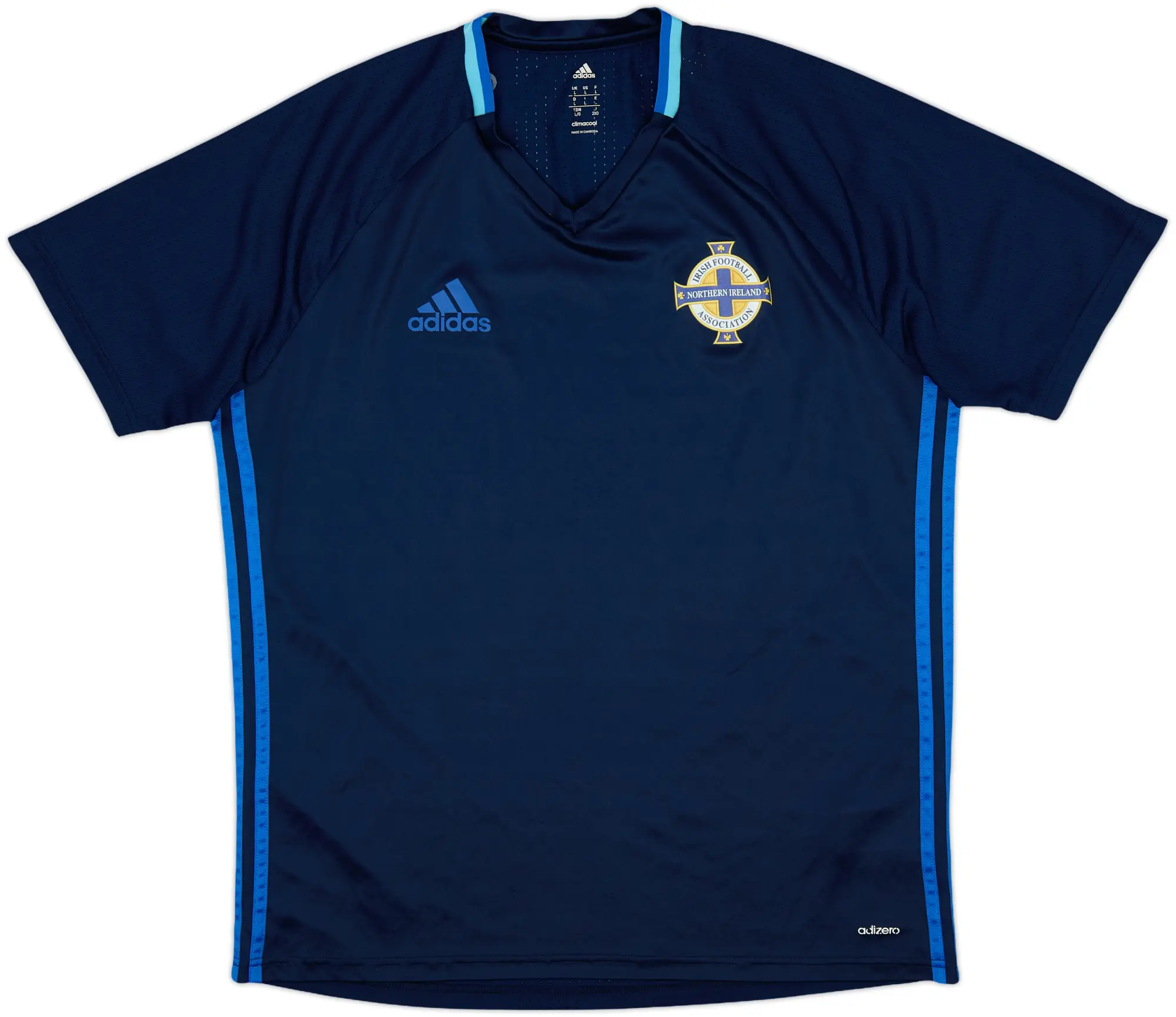 2016-17 Northern Ireland adizero Training Shirt - 10/10 - (L)