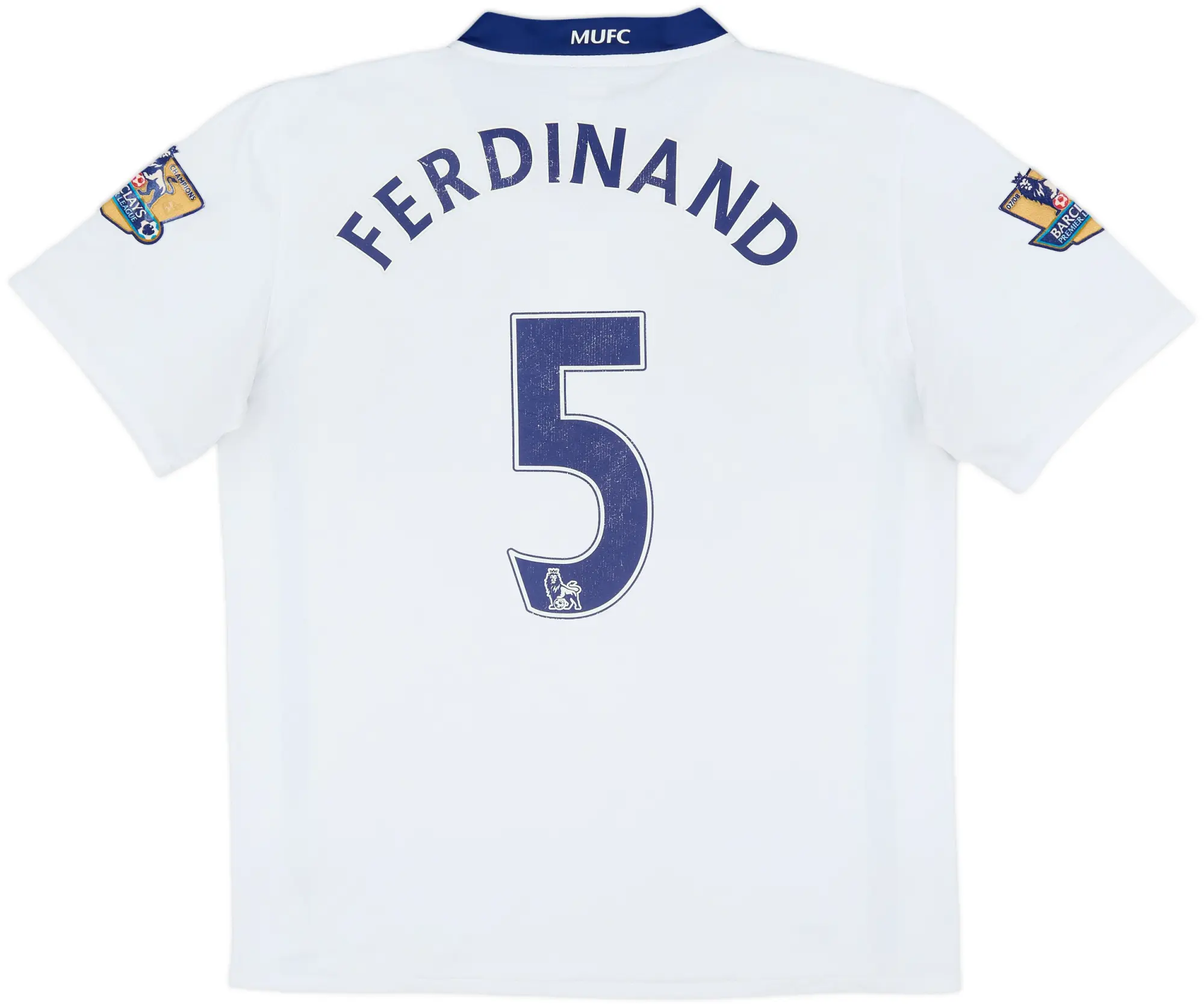 2008-10 Manchester United Away Shirt Ferdinand #5 - 5/10 - (M)