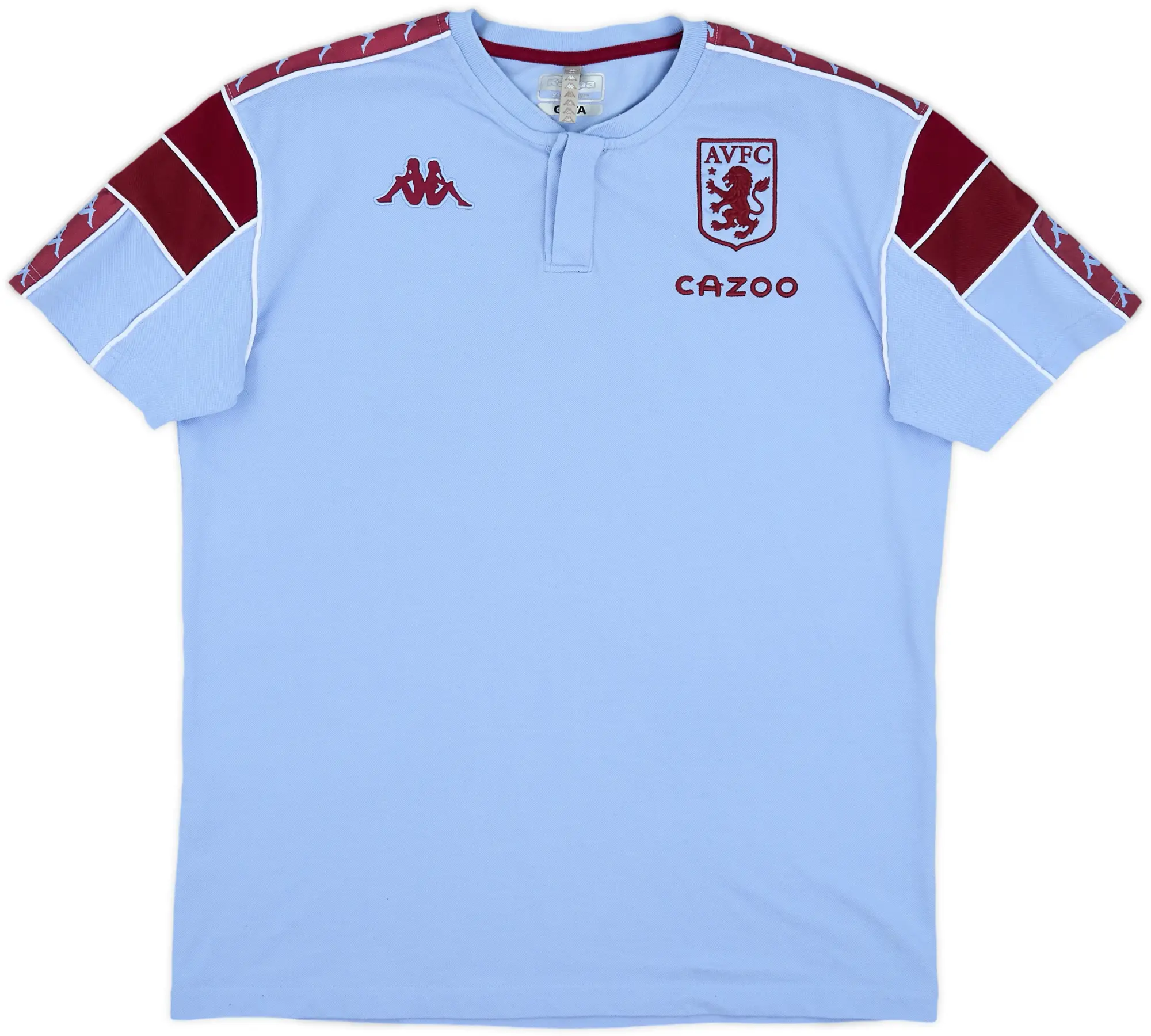 2020-21 Aston Villa Kappa Polo Shirt - 9/10 - (XXL)
