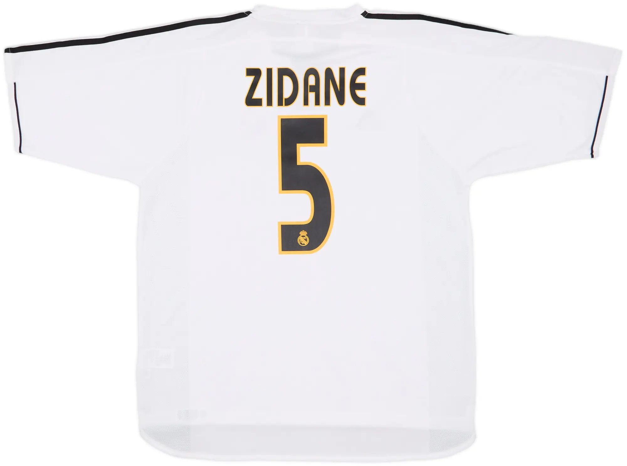 2003-04 Real Madrid Home Shirt Zidane #5 - 8/10 - (M)