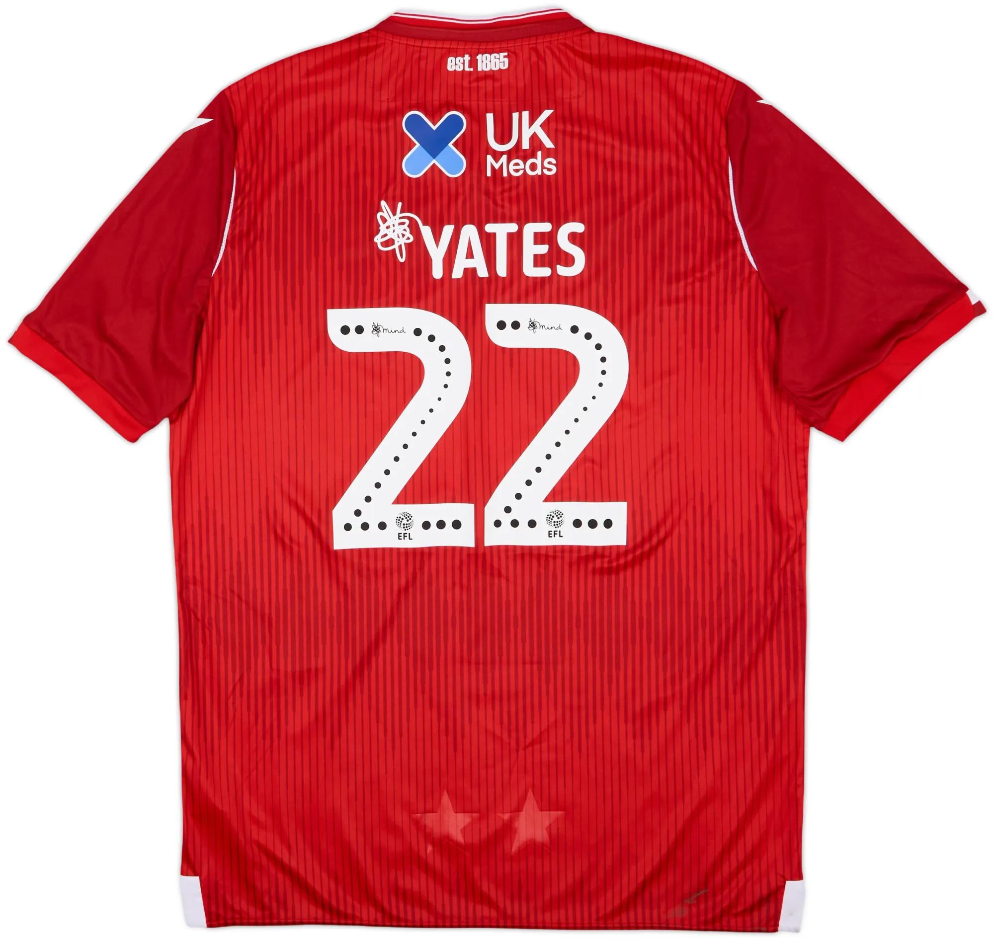 Macron Nottingham Forest Mens SS Home Shirt 2019/20