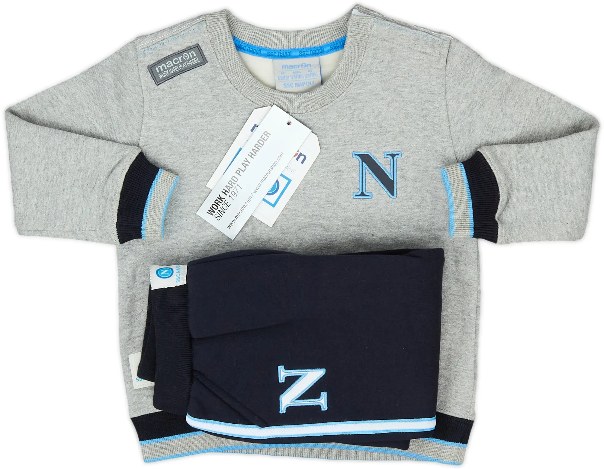 2010-11 Napoli Macron Tracksuit (12-18 Months)