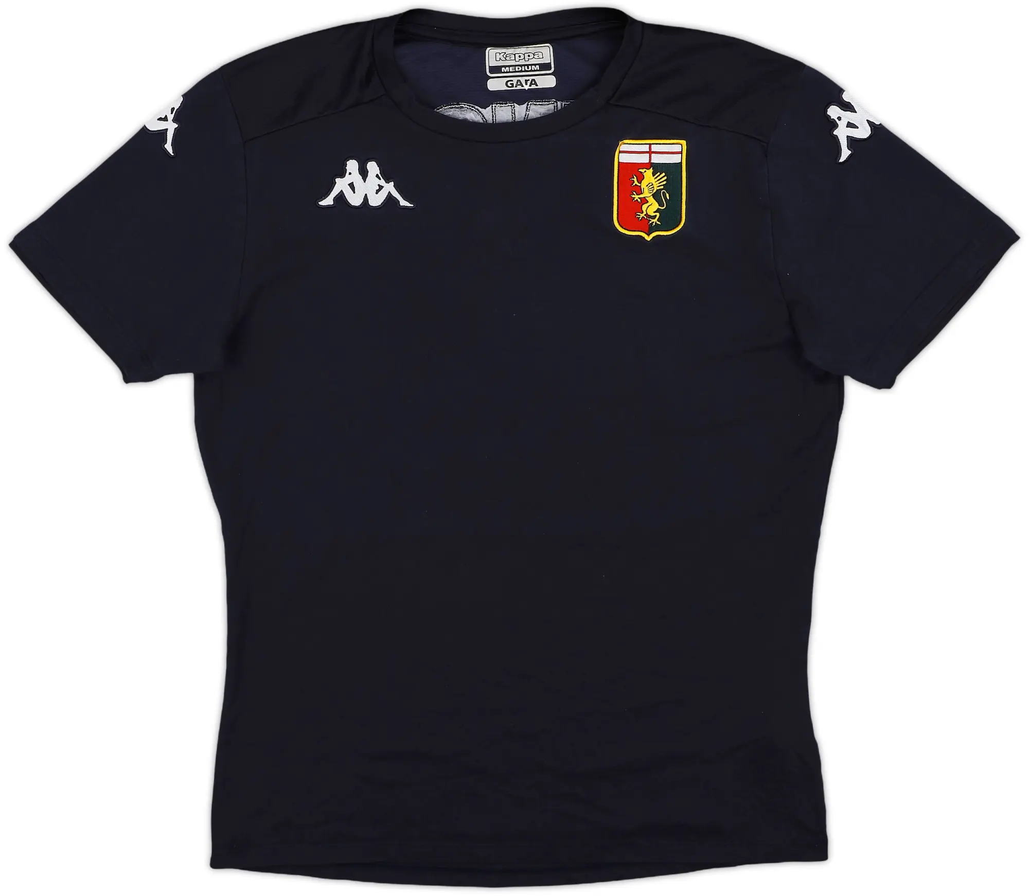 2020-21 Genoa Kappa Cotton Tee - 9/10 - (M)