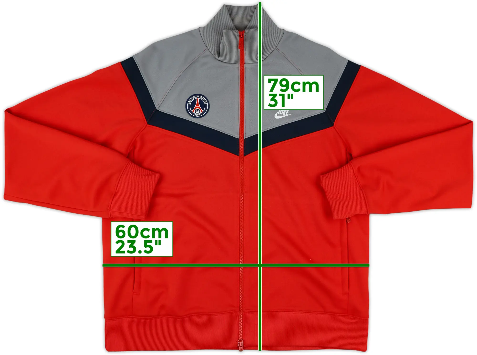 2009-10 Paris Saint-Germain Nike Track Jacket - 10/10 - (L)