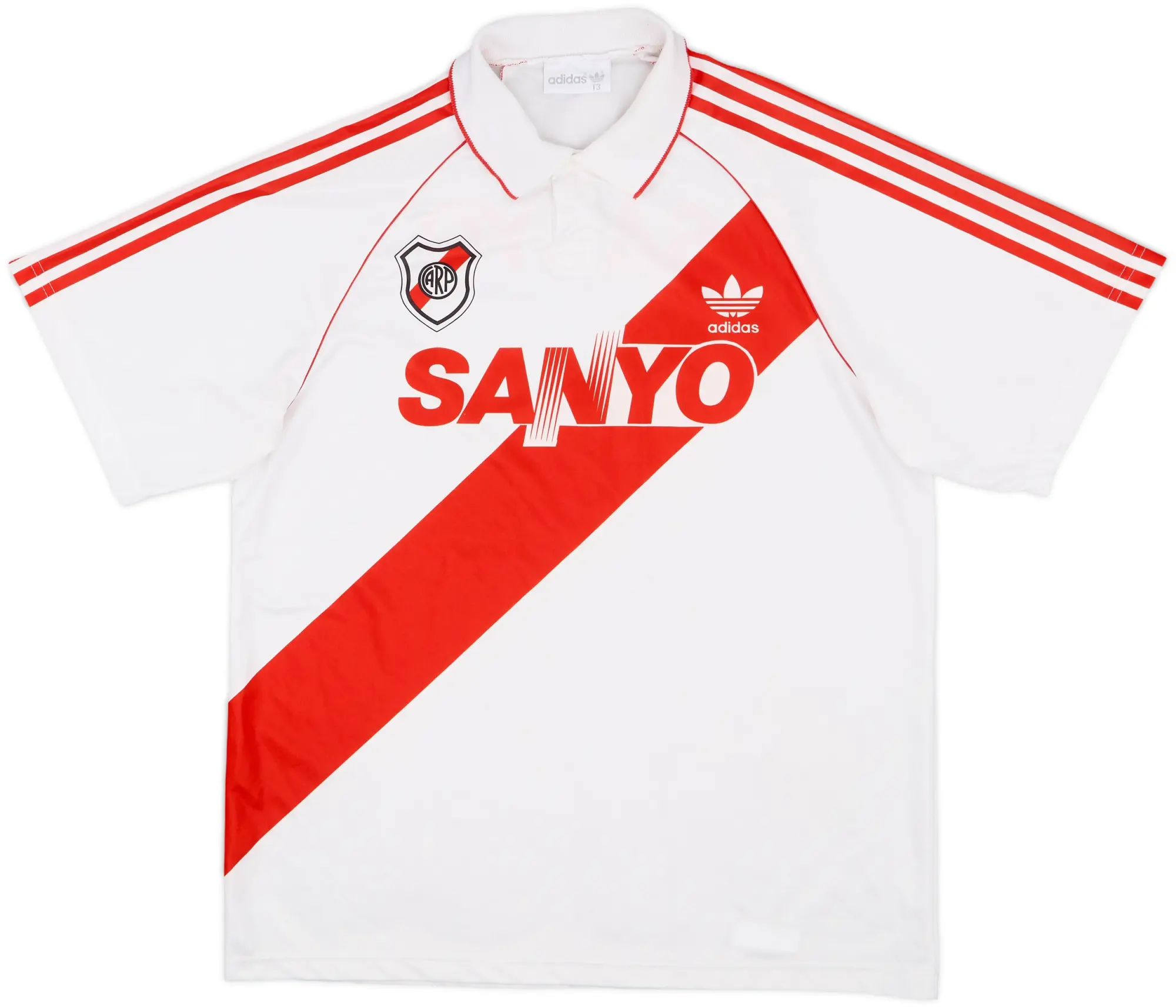 adidas River Plate Mens SS Home Shirt 1992/94