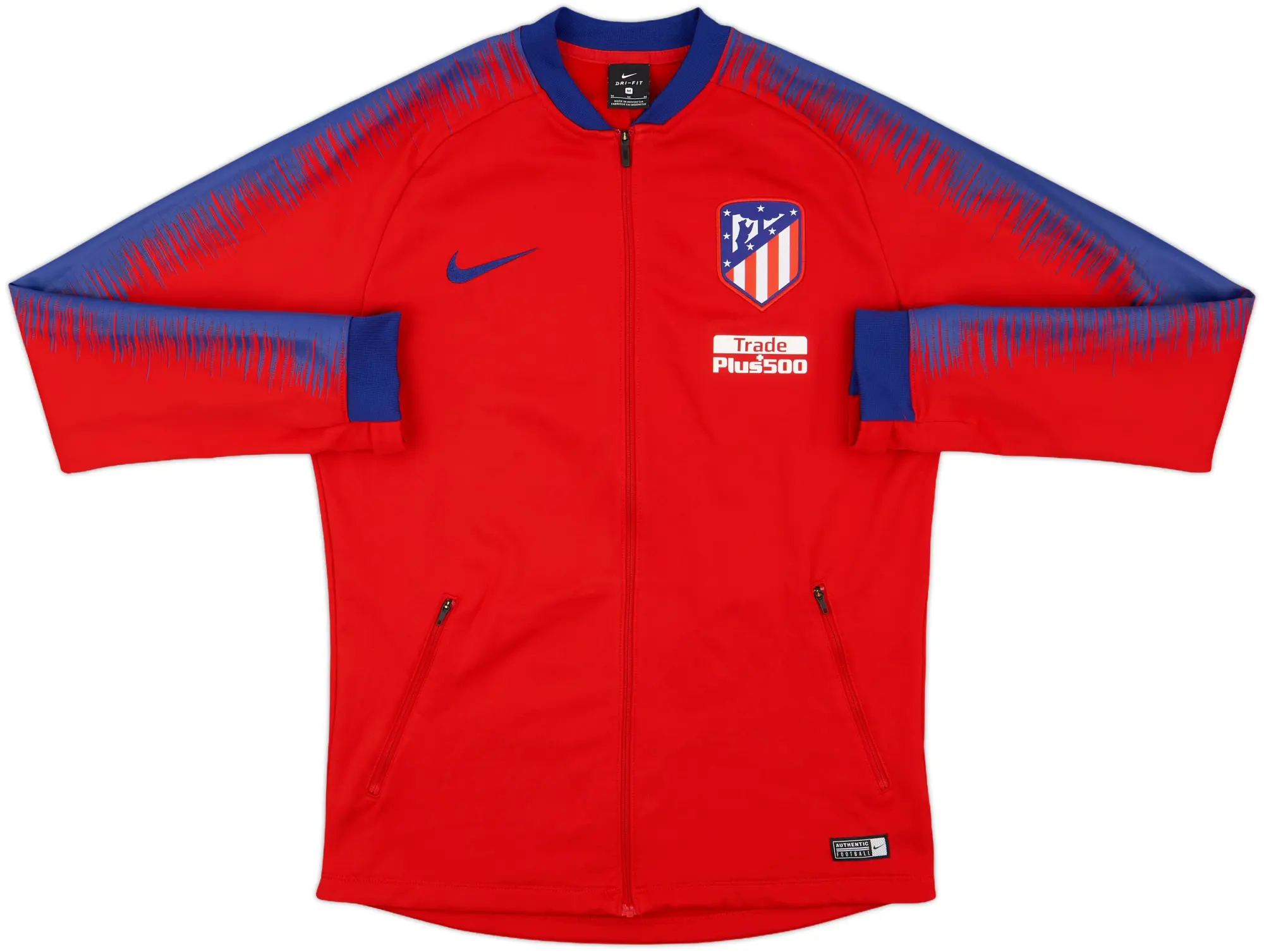 2018-19 Atletico Madrid Nike Track Jacket - 10/10 - (M)