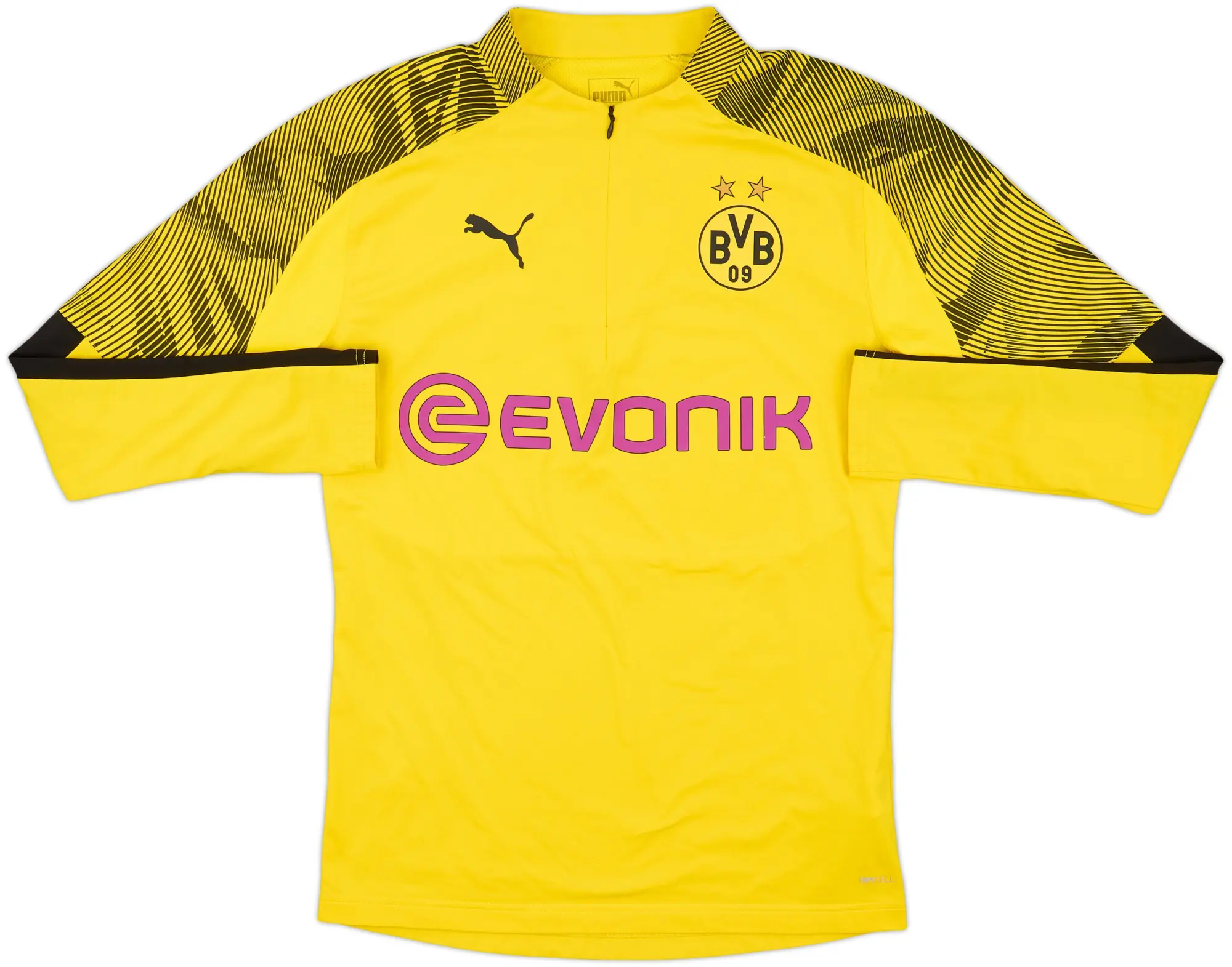 2019-20 Borussia Dortmund Puma 1/4 Zip Training Top - 9/10 - (S)