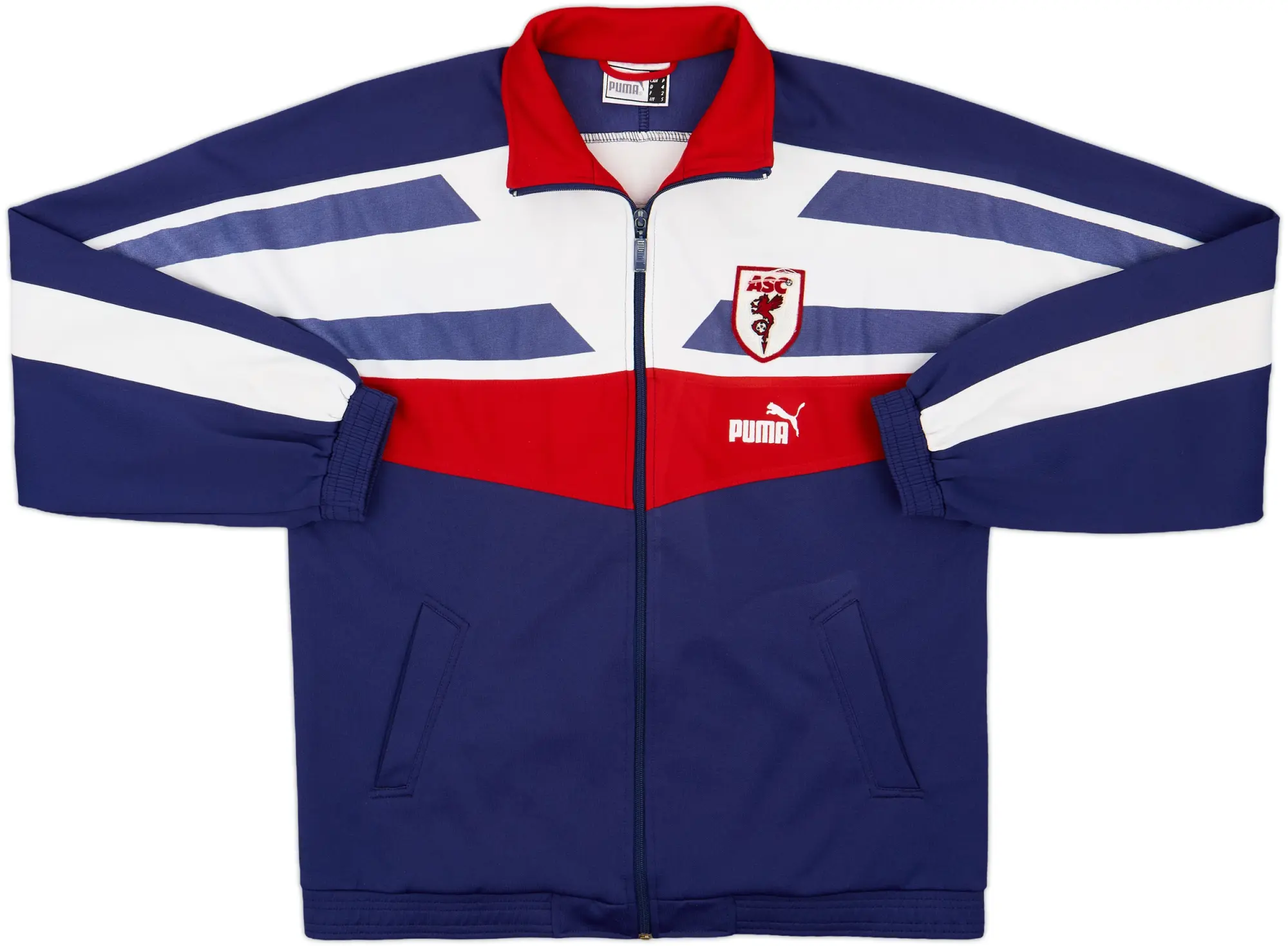 1999-00 AS Cannes Puma Track Jacket - 9/10 - (S)