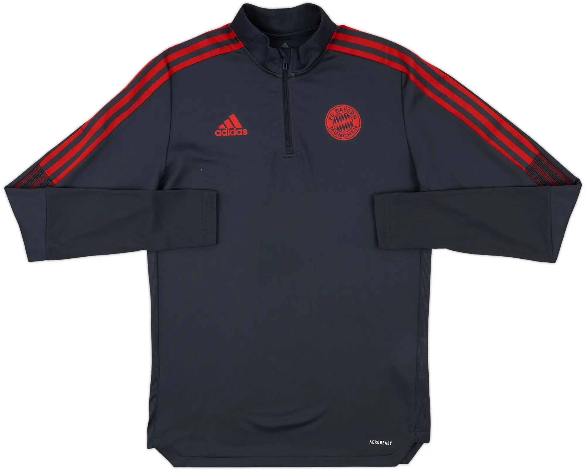 2021-22 Bayern Munich adidas 1/4 Zip Training Top - 10/10 - (M)