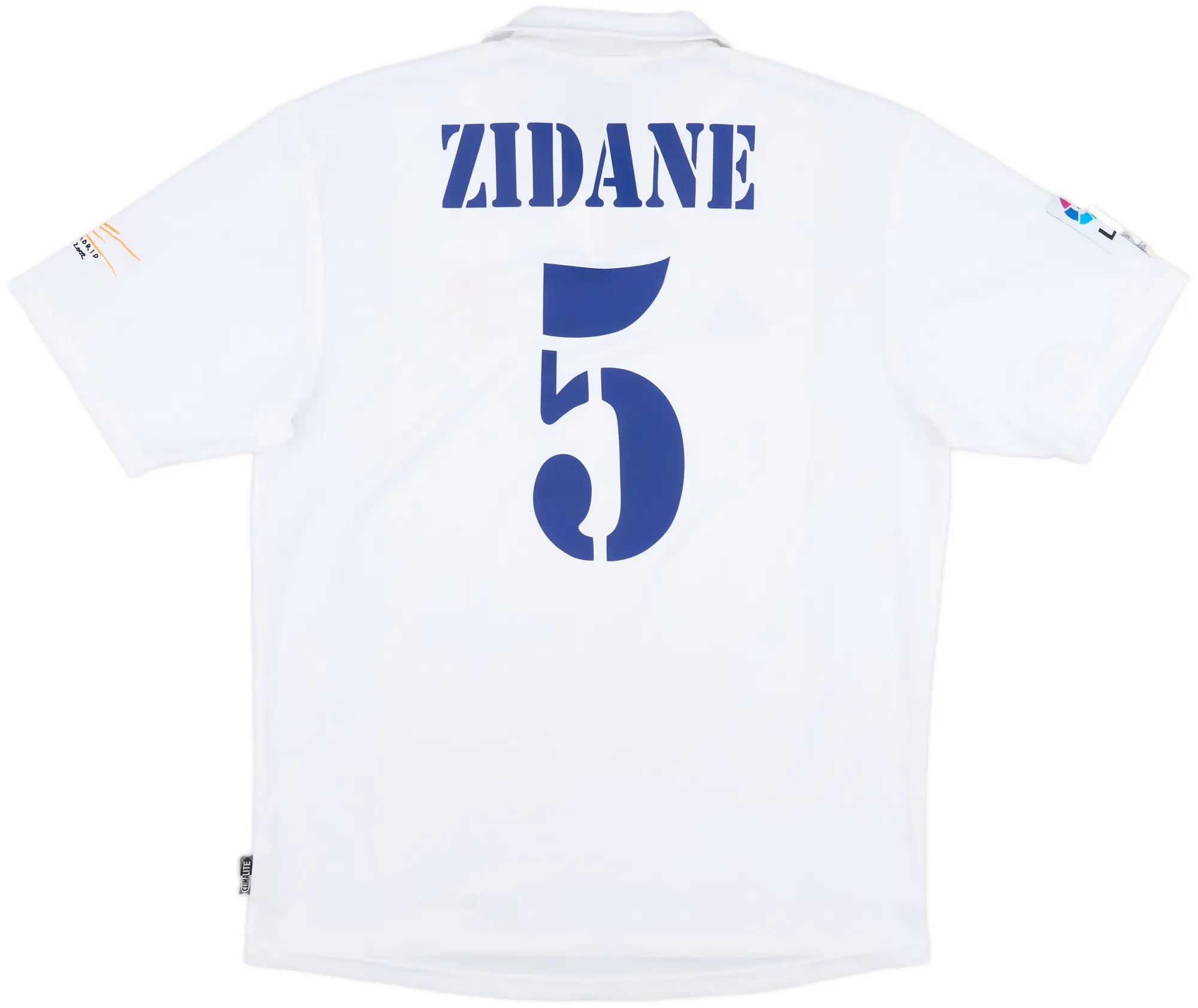 2001 Real Madrid Home Shirt Zidane #5 - 8/10 - (L)