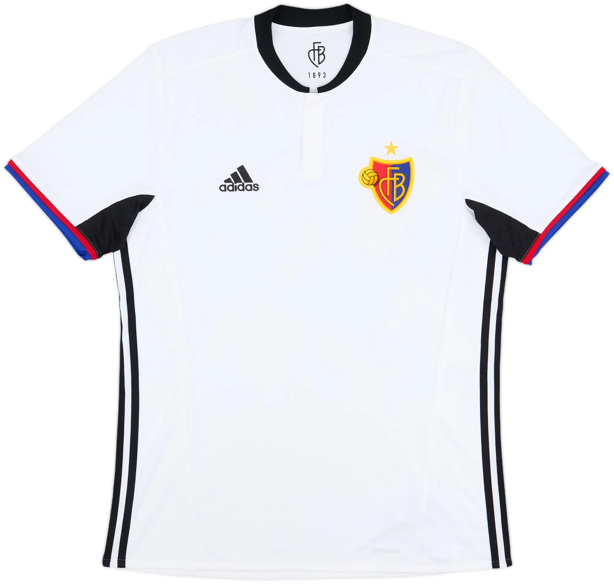 adidas FC Basel Mens SS Away Shirt 2016/17