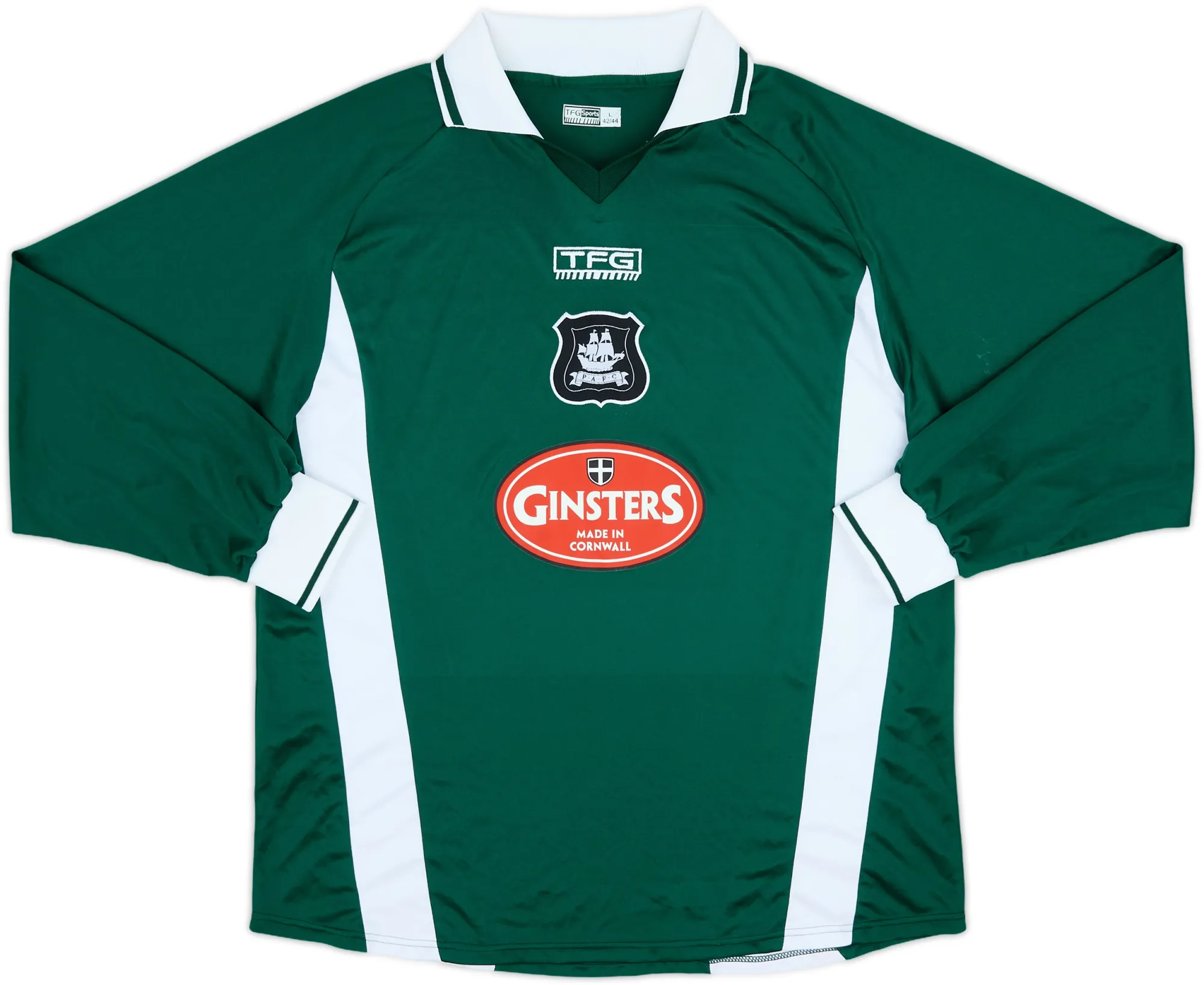 Home Plymouth Argyle Mens LS Home Shirt 2003/05