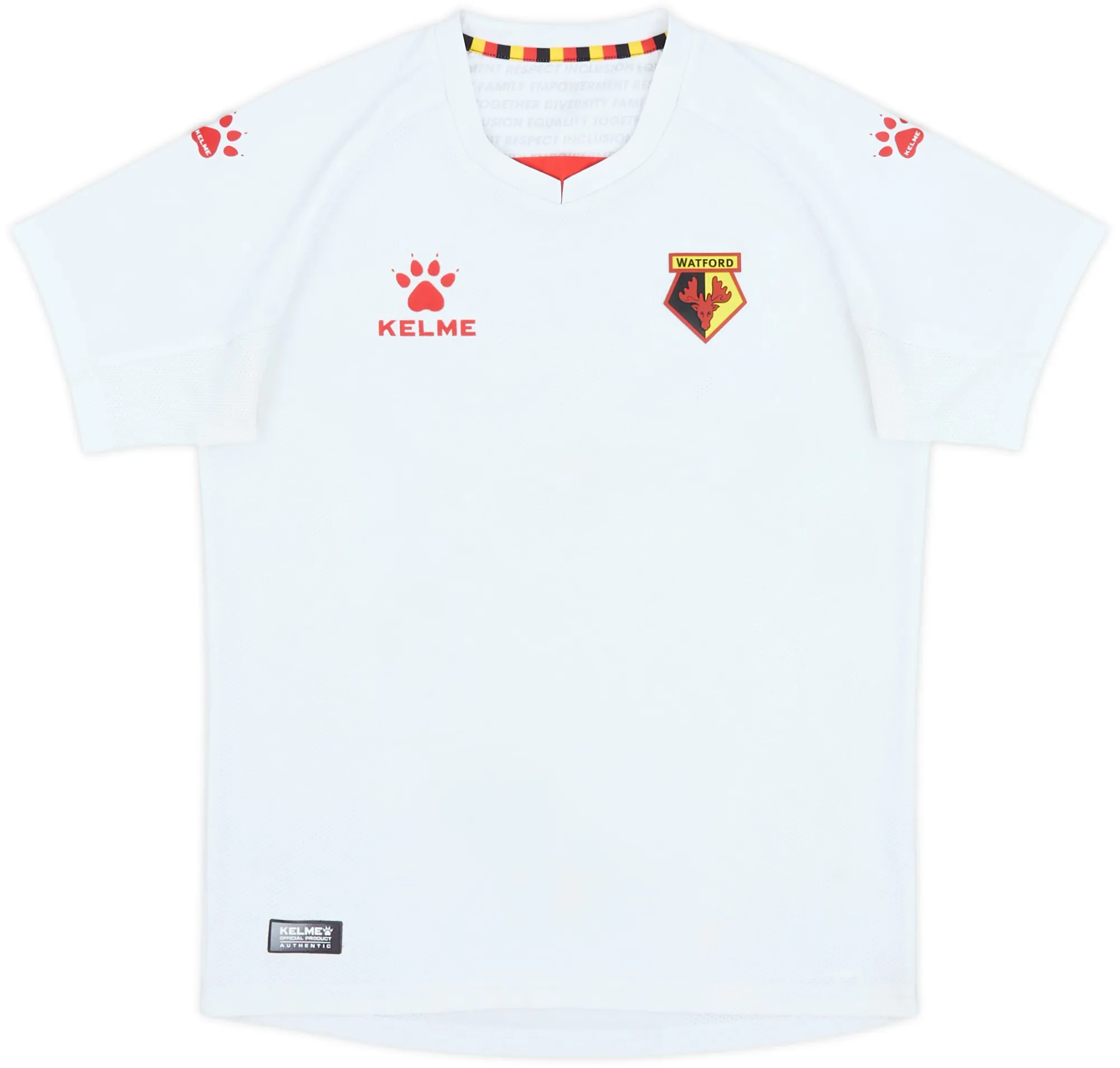 Kelme Watford Boys SS Away Shirt 2020/21
