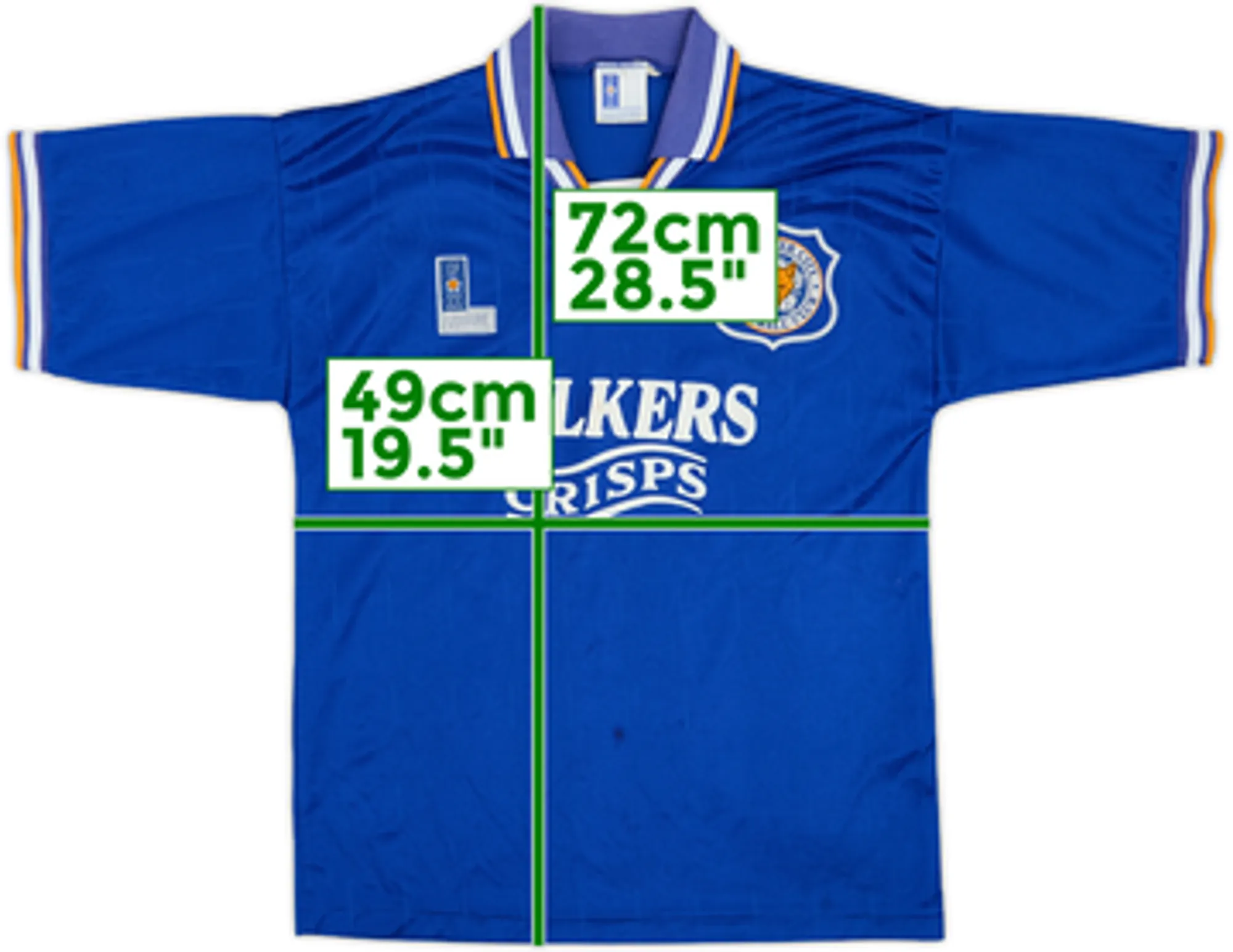Home Leicester City Mens SS Home Shirt 1994/96