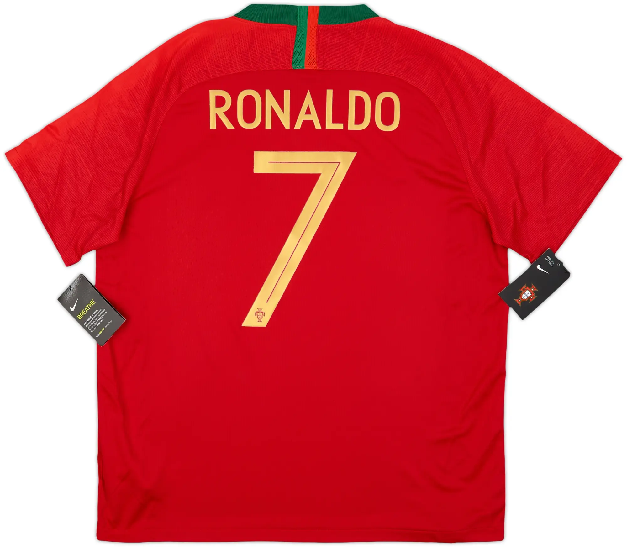 2018-19 Portugal Home Shirt Ronaldo #7 (XL)