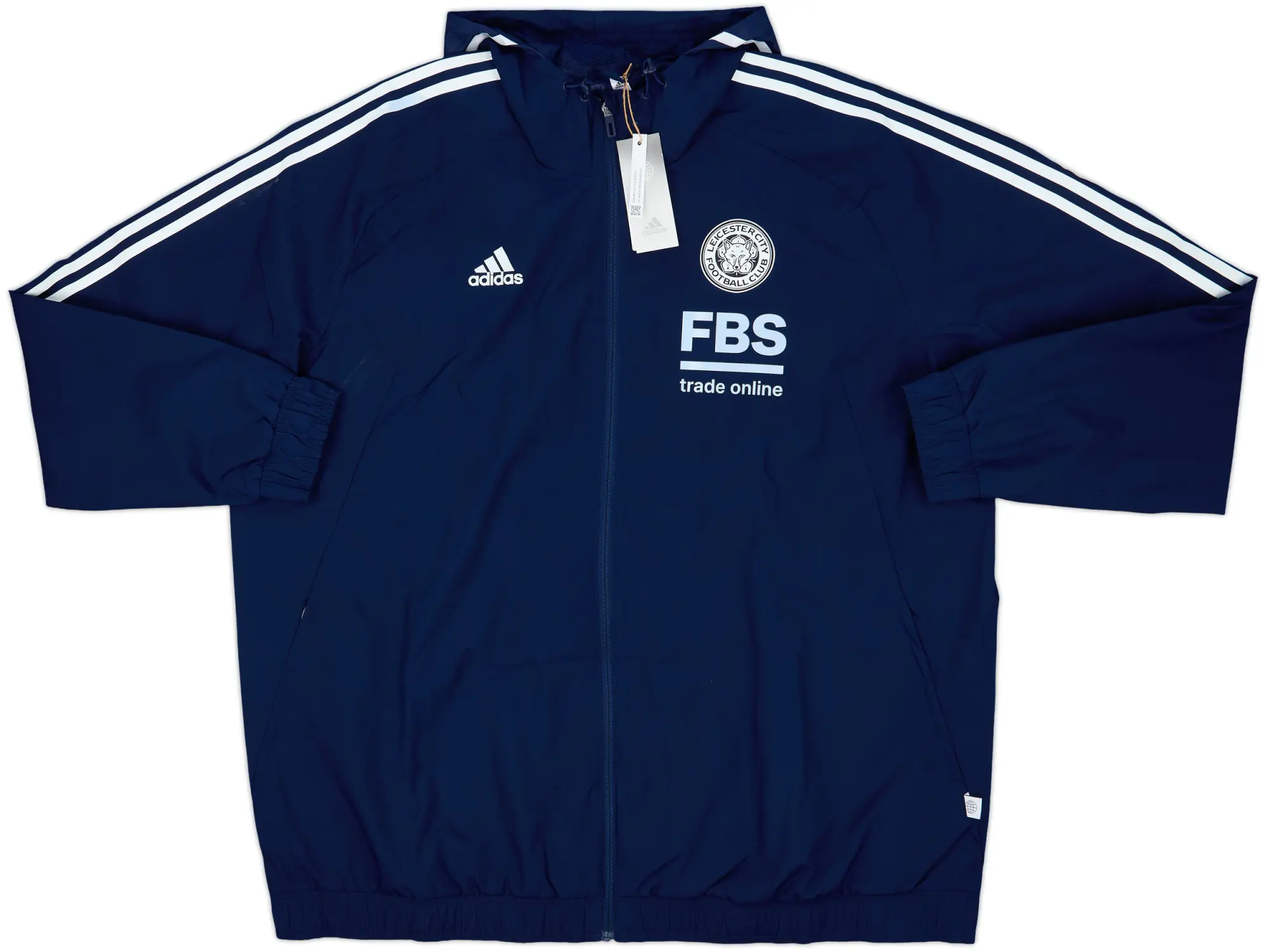 2022-23 Leicester adidas Hooded Rain Jacket (3XL)
