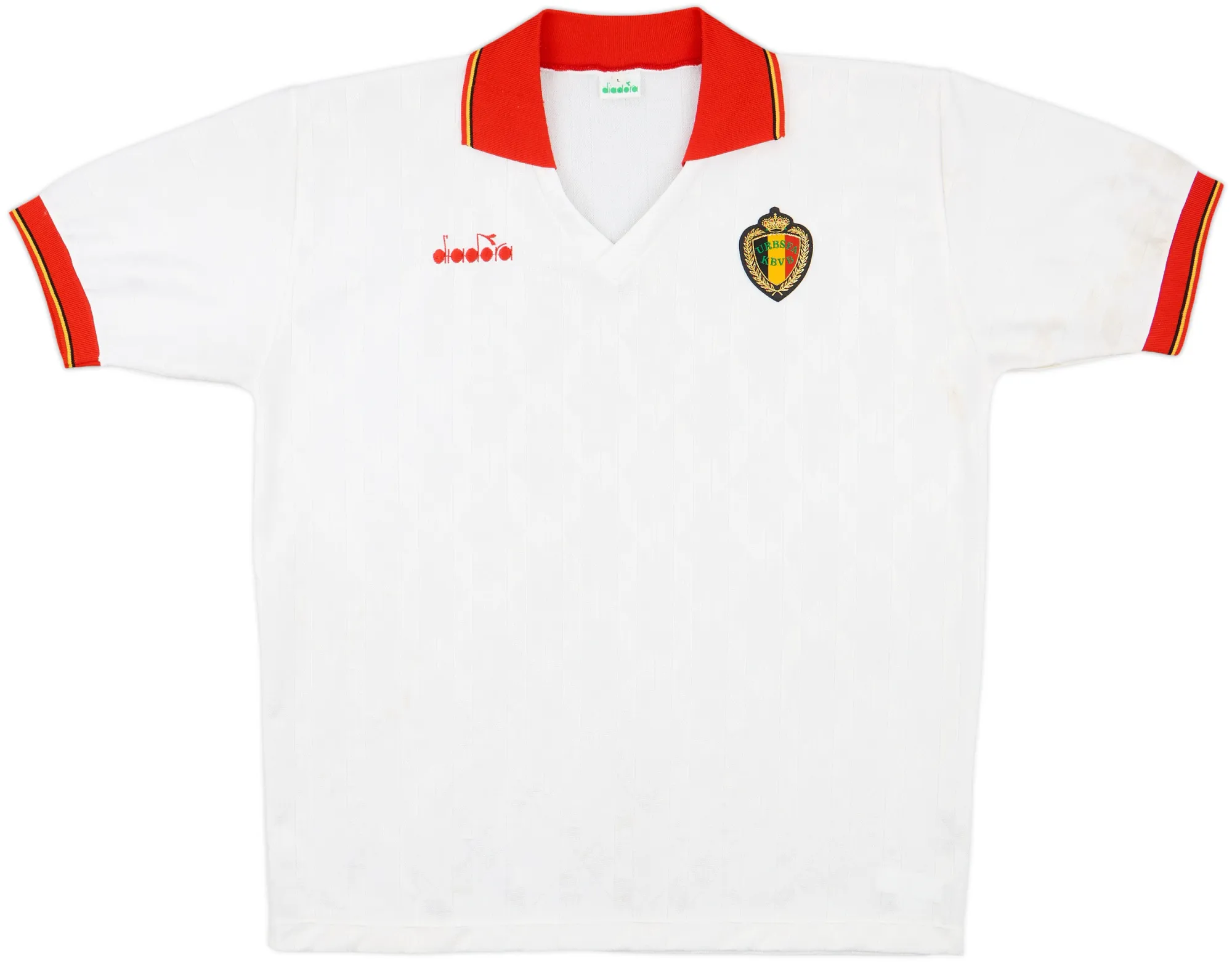Diadora Belgium Mens SS Away Shirt 1992