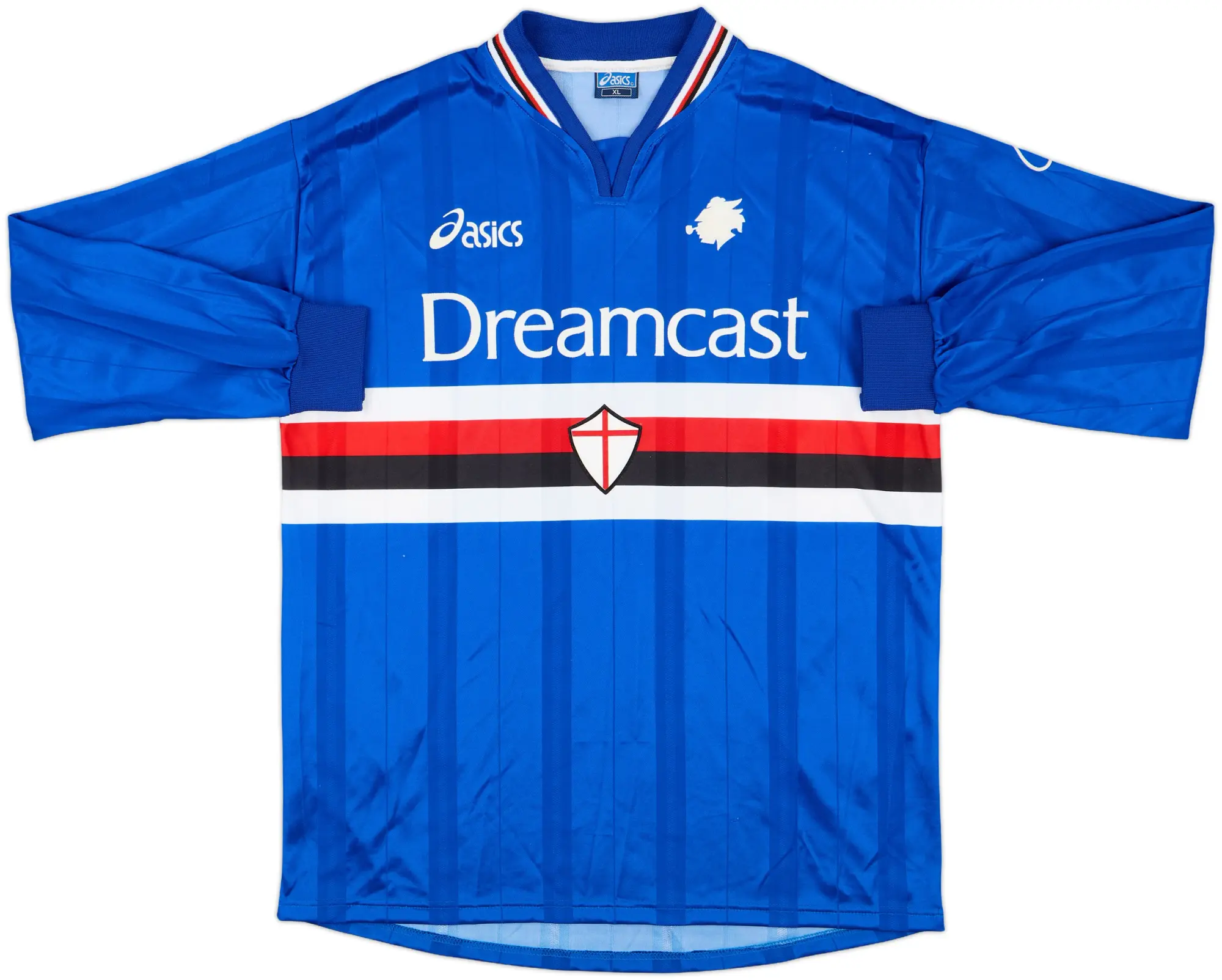 2000-01 Sampdoria Home L/S Shirt - 8/10 - (XL)