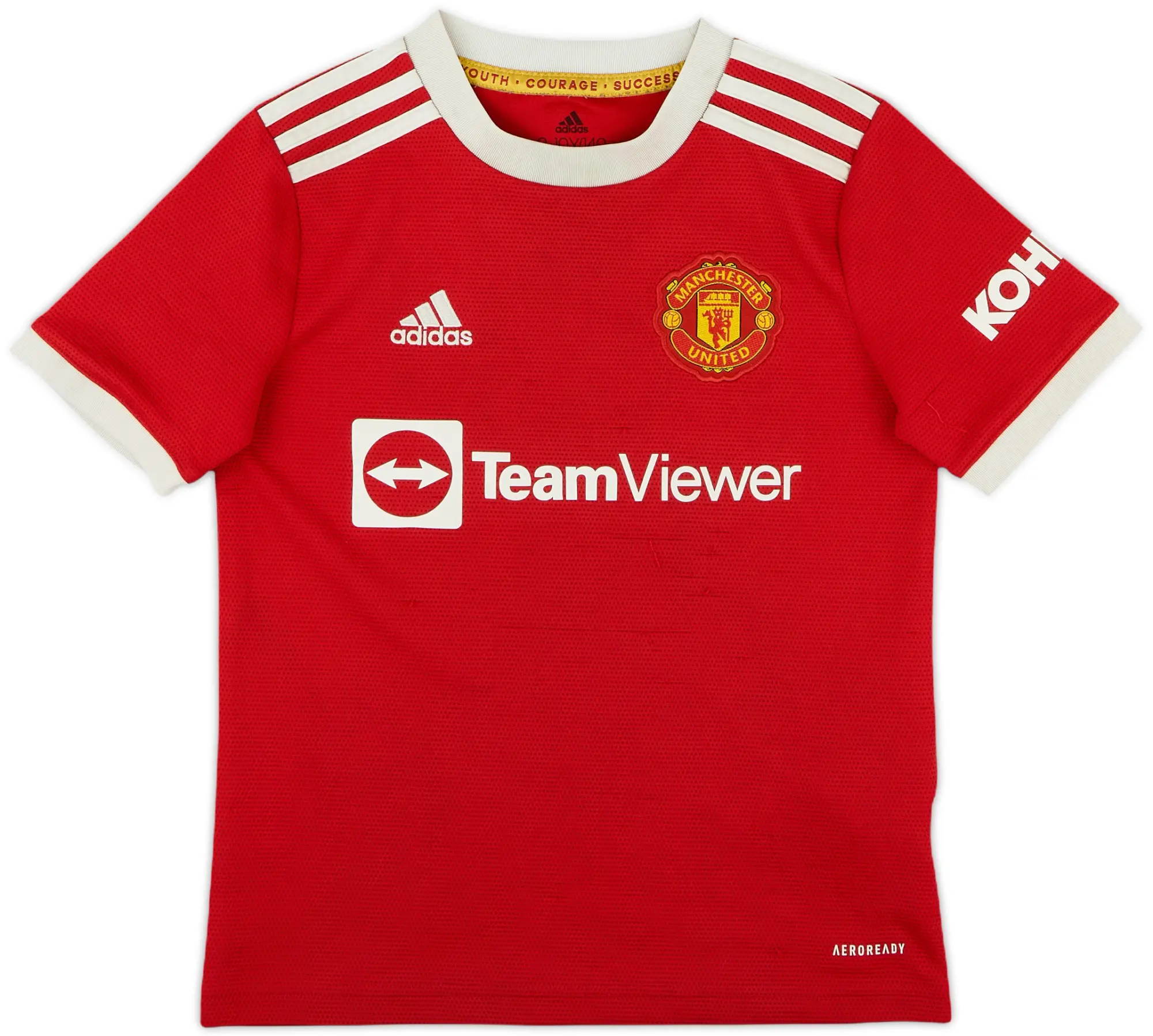 2021-22 Manchester United Home Shirt - 7/10 - (S.Boys)