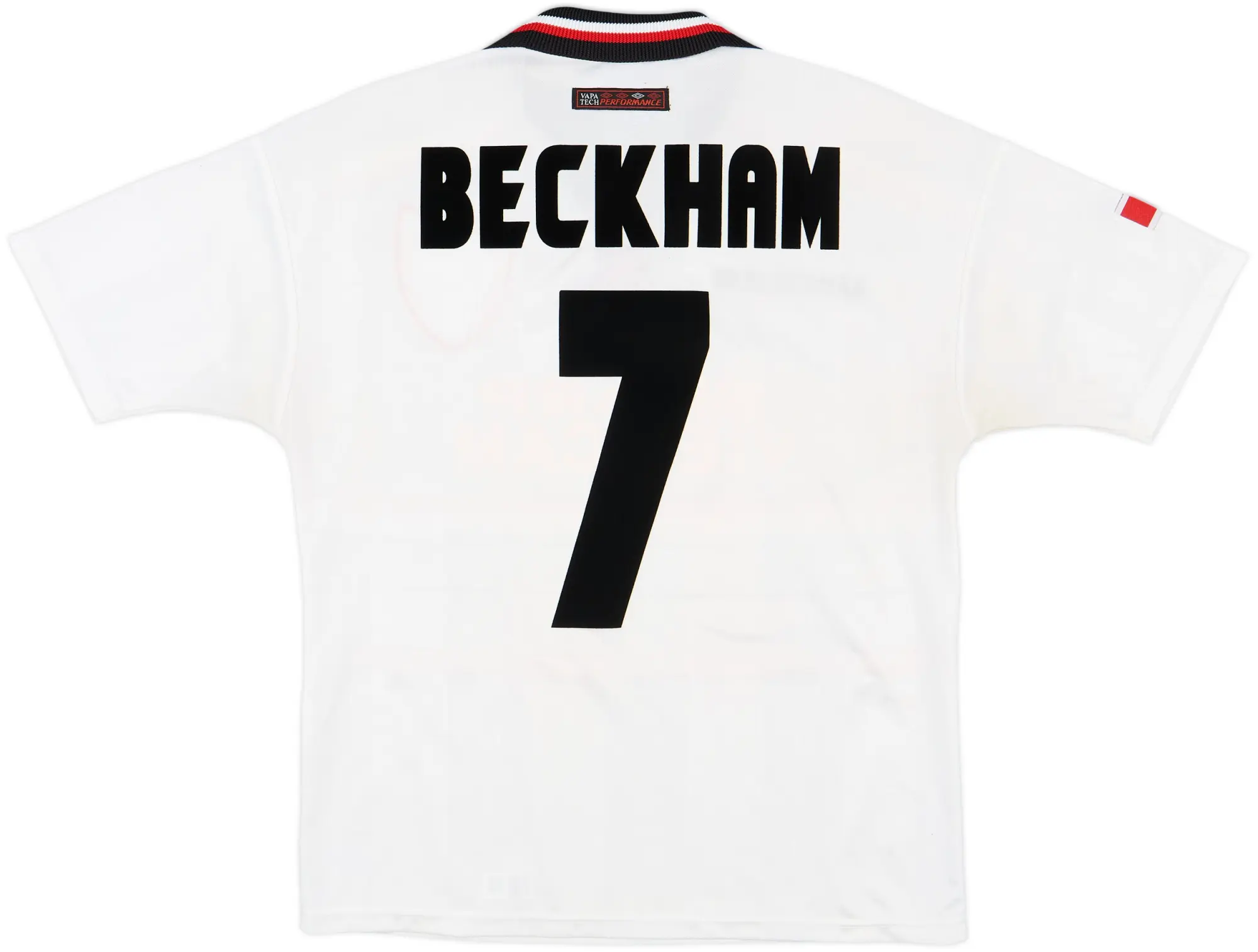1997-99 Manchester United Away Shirt Beckham #7 - 10/10 - (Y)