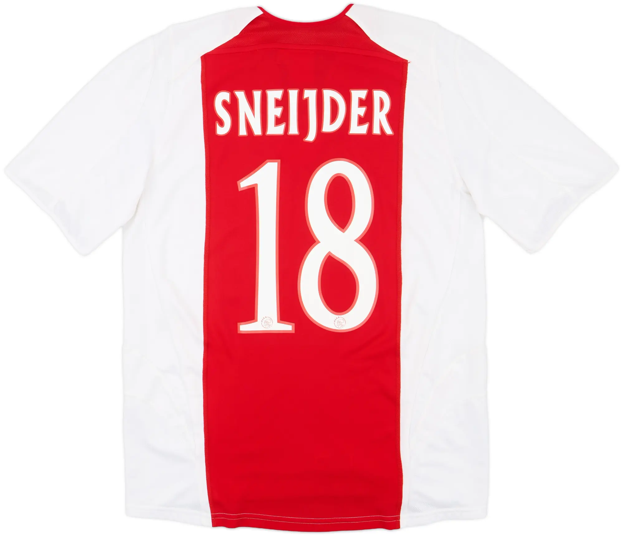 2005-06 Ajax Home Shirt Sneijder #18 - 9/10 - (M)