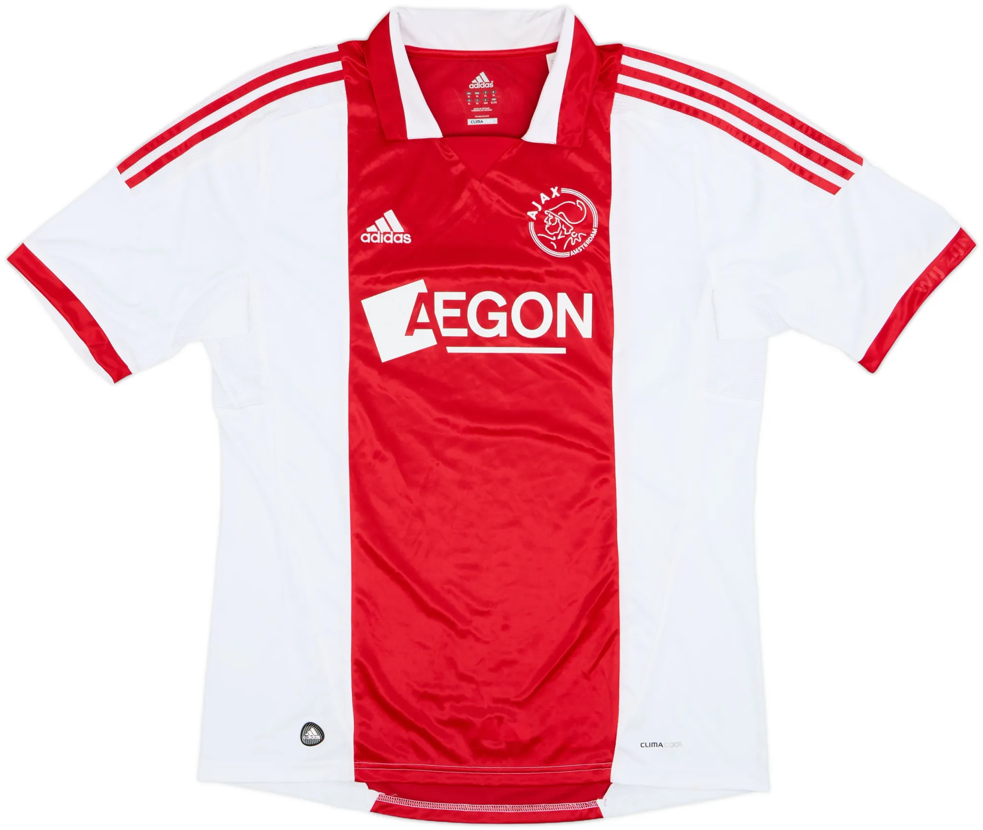 adidas Ajax Mens SS Home Shirt 2011/12