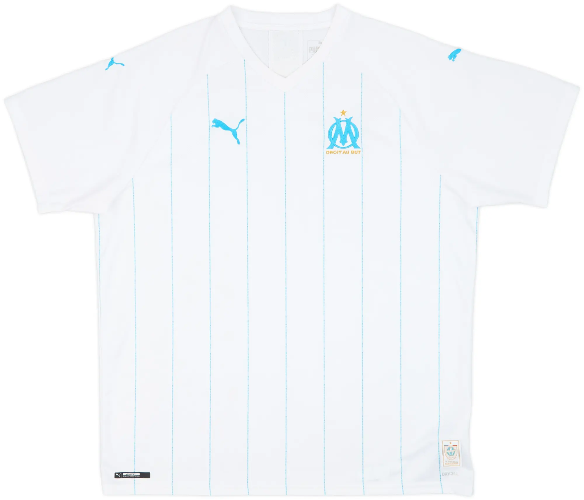 2019-20 Olympique Marseille Home Shirt - 9/10 - (XXL)