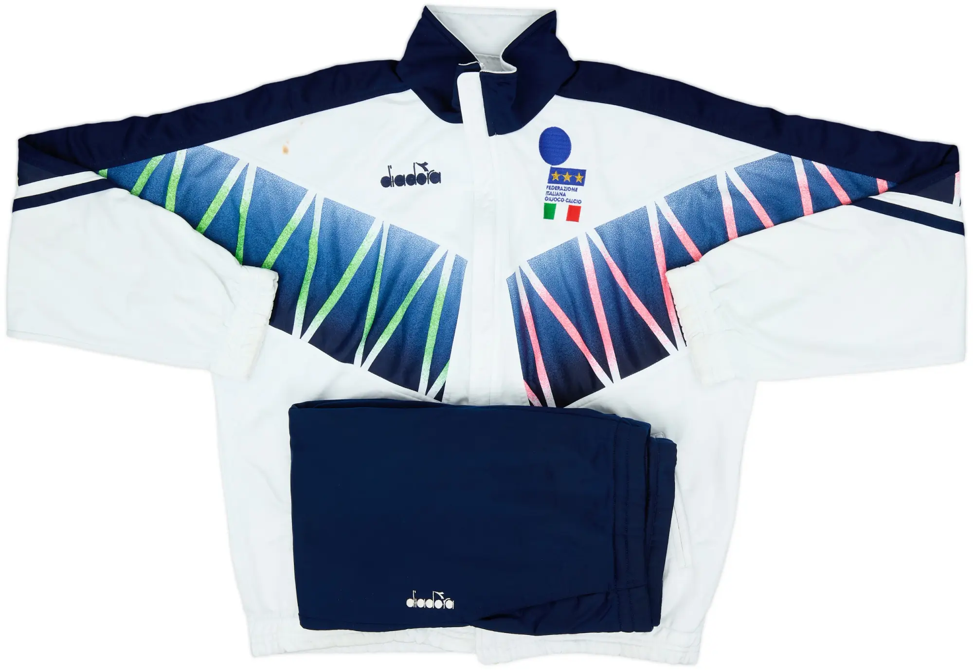1994 Italy Diadora Tracksuit - 4/10 - (L)