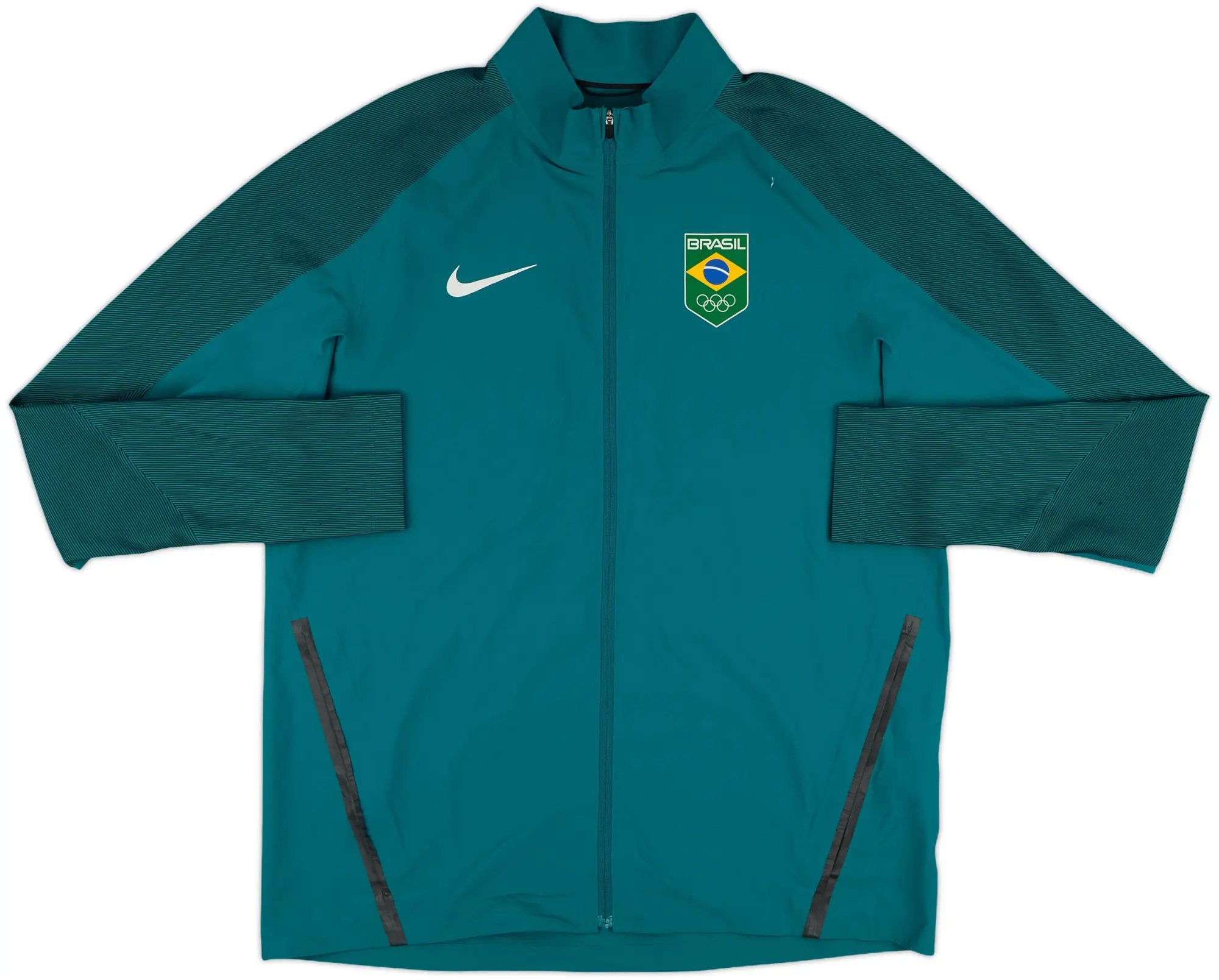 2016-17 Brazil Olympics Nike Track Jacket - 9/10 - (L)