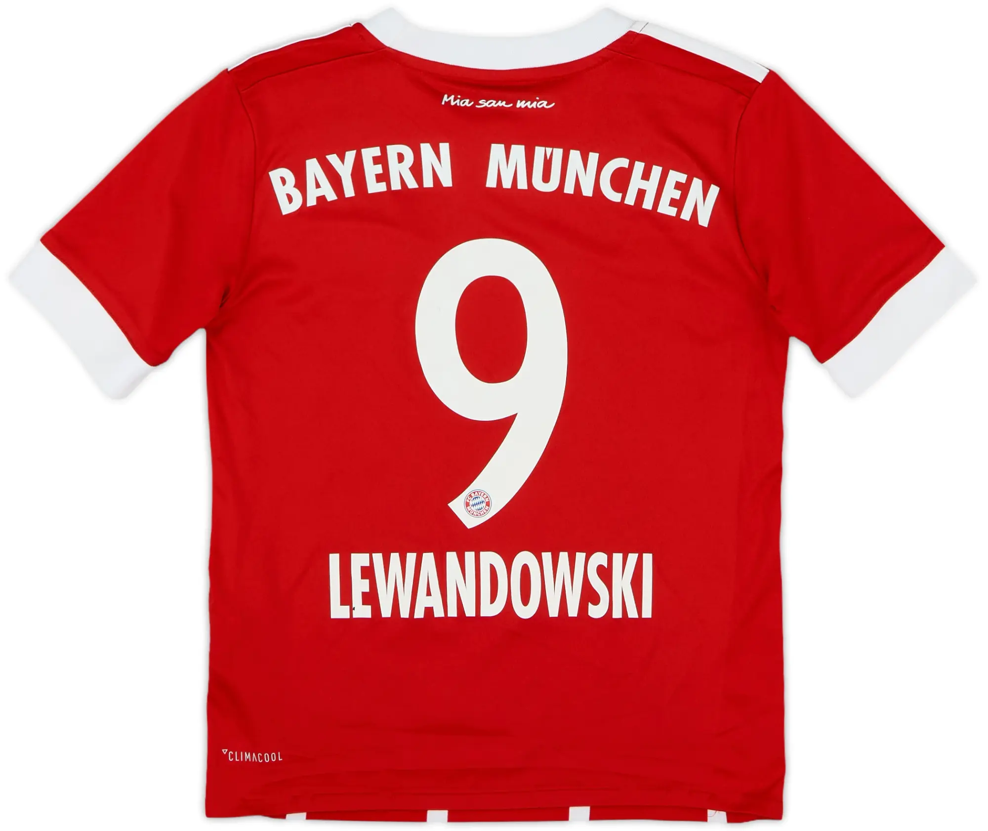adidas Bayern Munich Boys SS Home Shirt 2017/18