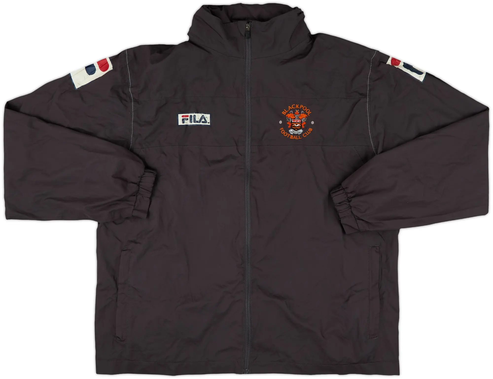 2012-13 Blackpool Fila Hooded Rain Jacket - 6/10 - (XL)