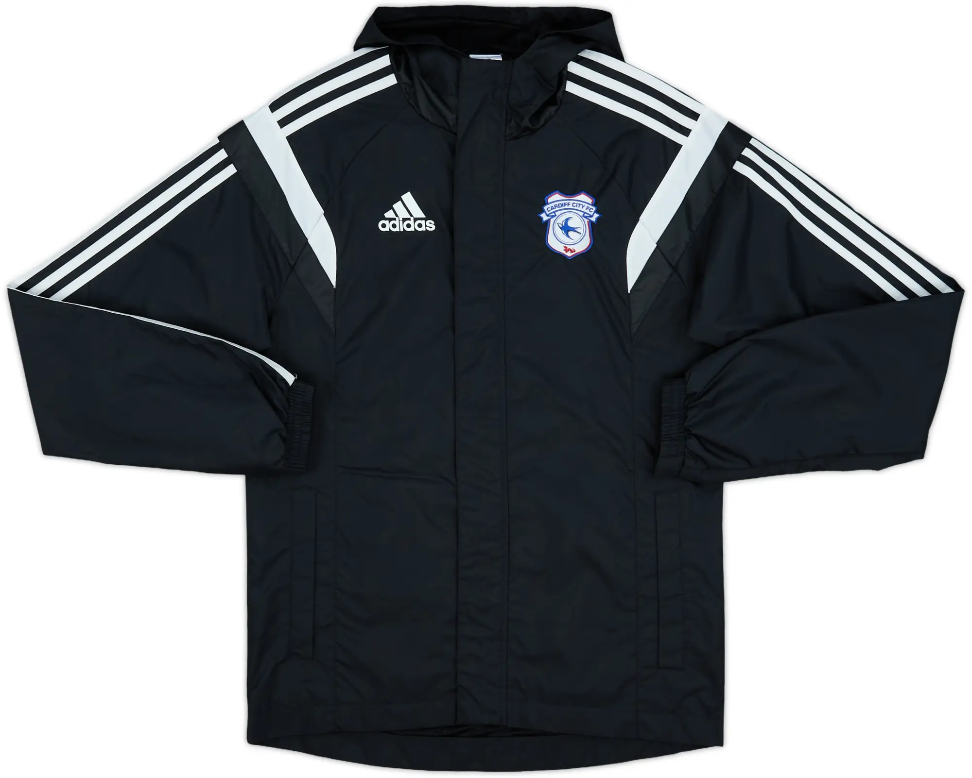 2015-16 Cardiff adidas Hooded Rain Jacket - 8/10 - (XS)