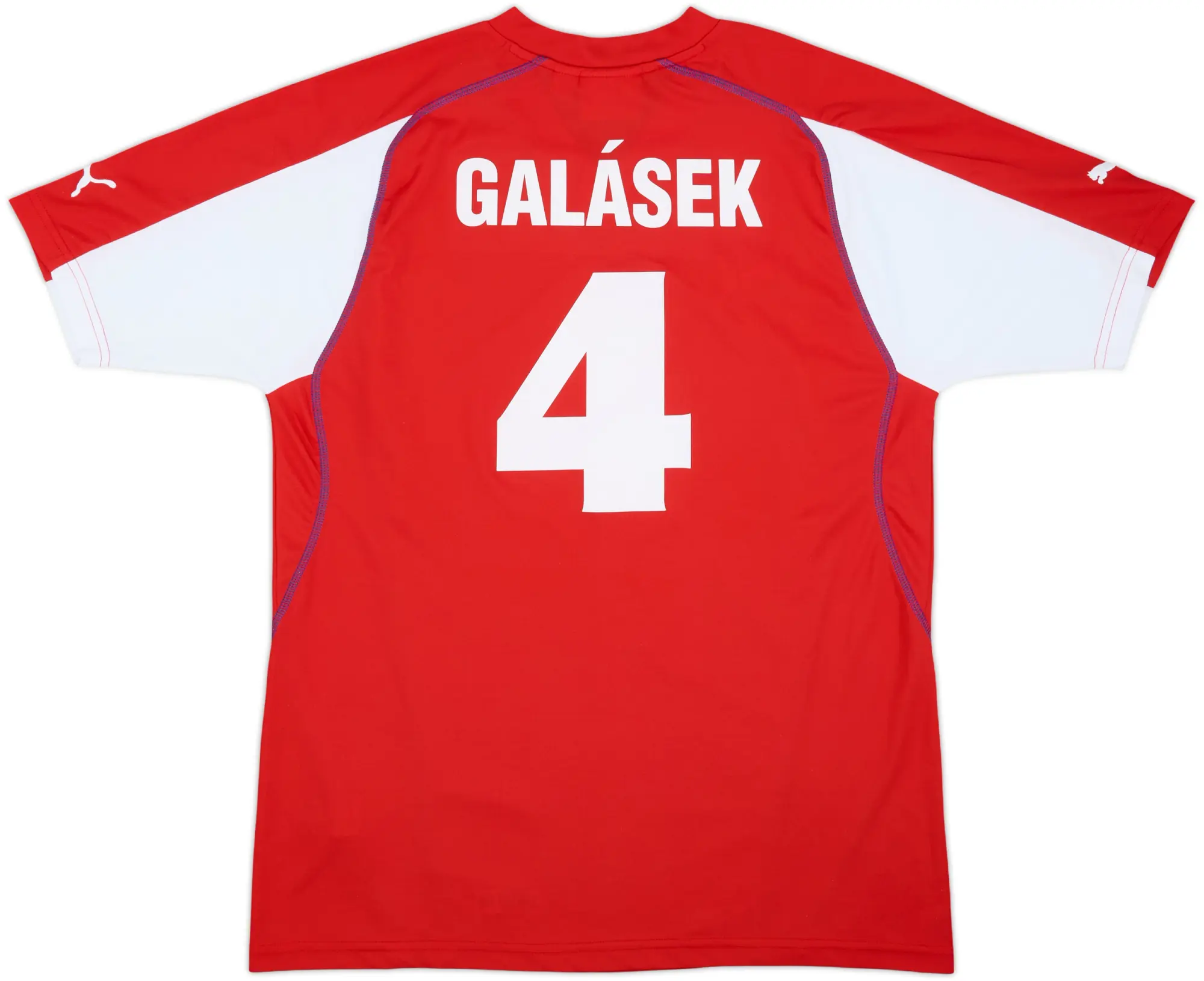 2004-05 Czech Republic Basic Home Shirt Galasek #4 - 9/10 - (XL)