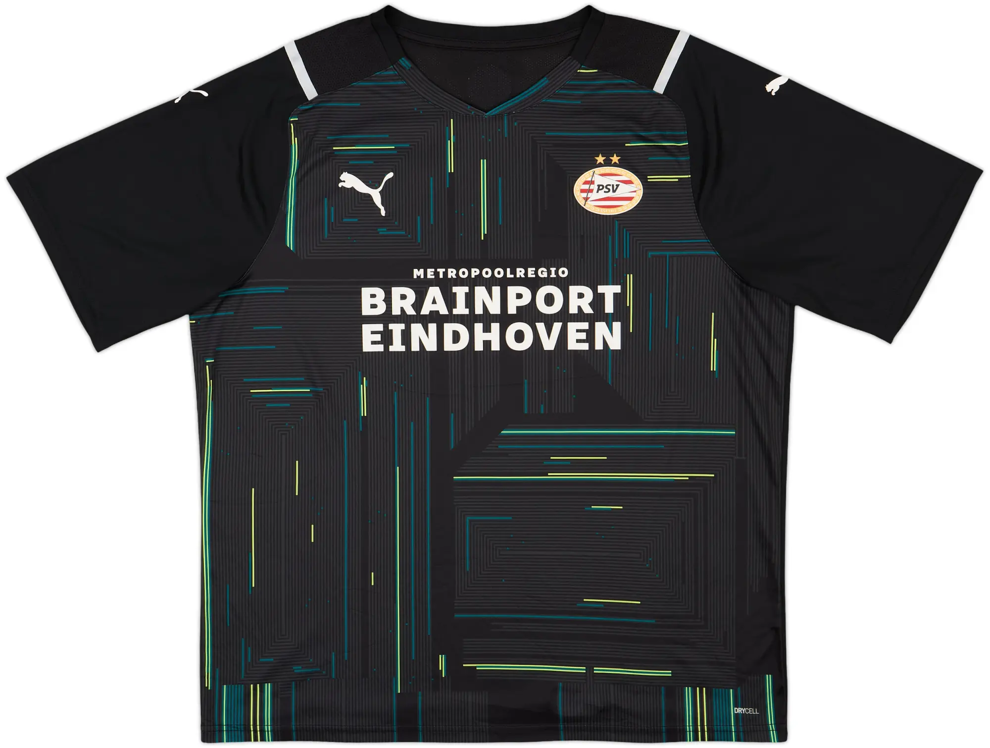 2021-22 PSV Authentic GK S/S Shirt - 8/10 - (XXL)