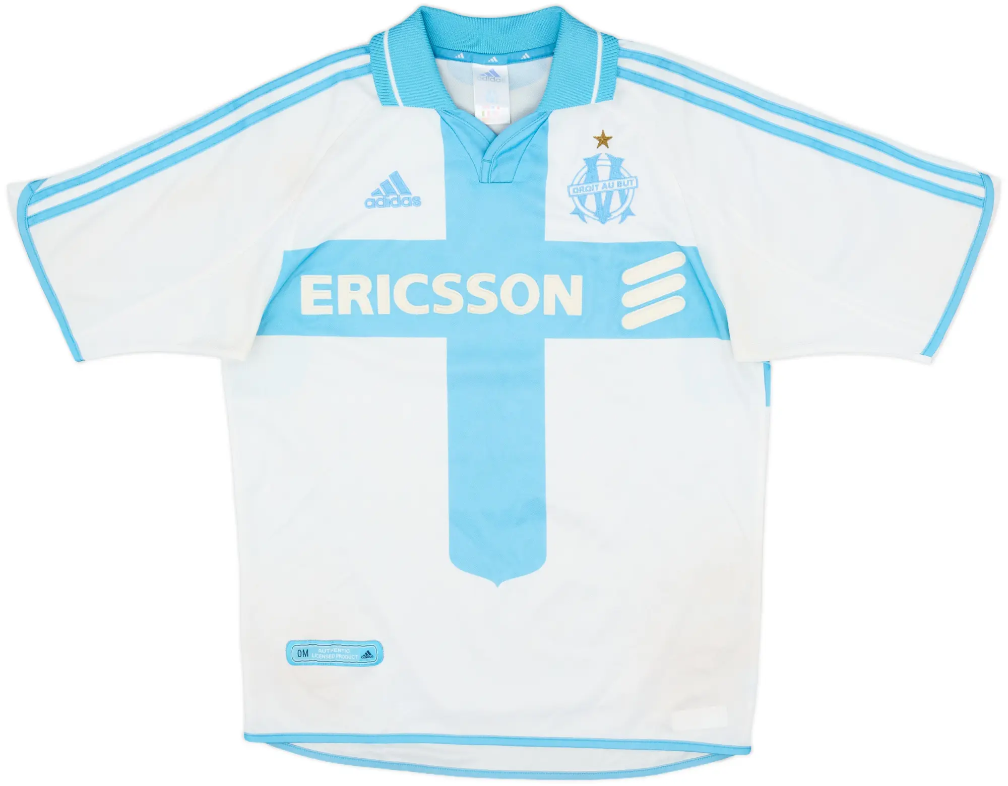 2000-01 Olympique Marseille Home Shirt - 7/10 - (S)