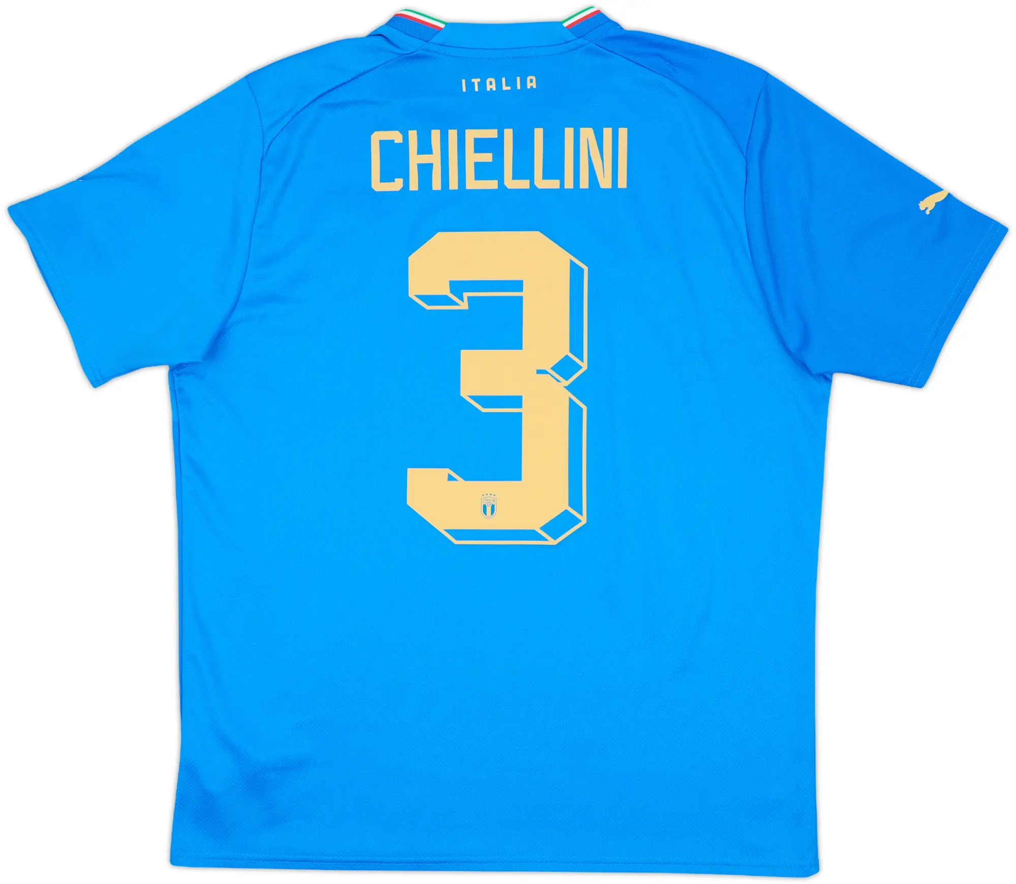 2022-23 Italy Home Shirt Chiellini #3 - 9/10 - (L)