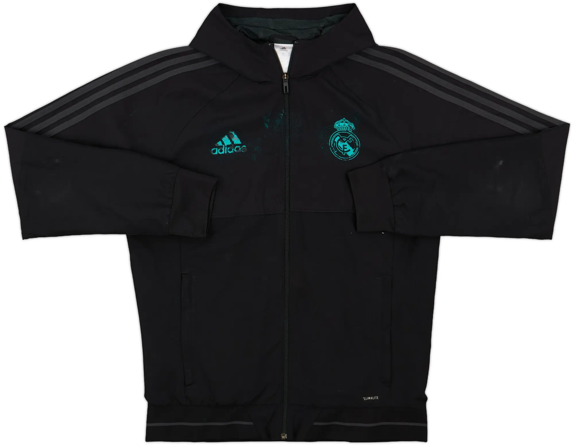 2017-18 Real Madrid adidas Hooded Track Jacket - 4/10 - (L)