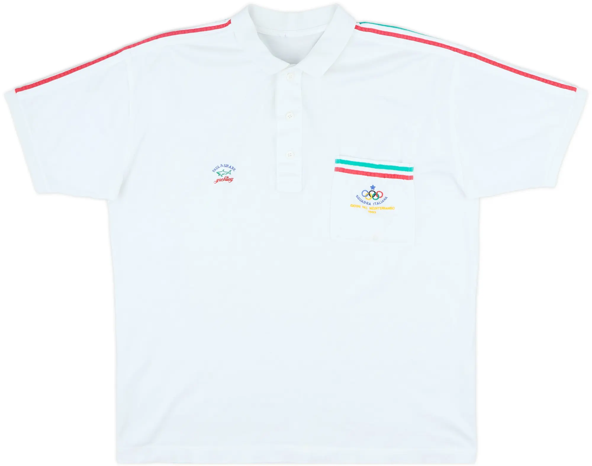 1999 Italy Yachting Paul & Shark Polo Shirt - 8/10 - (L)