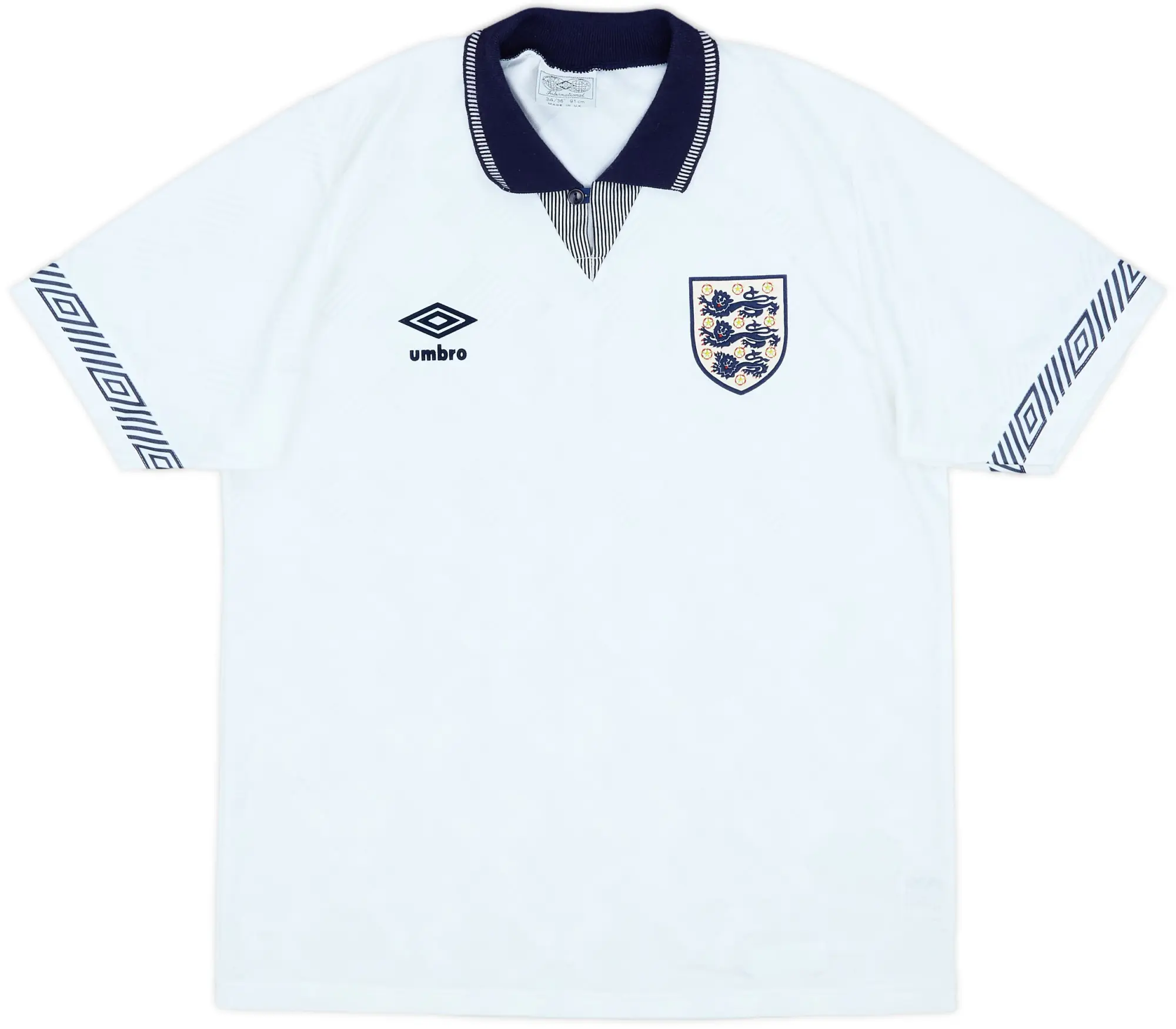 1990-92 England Home Shirt - 10/10 - (S)