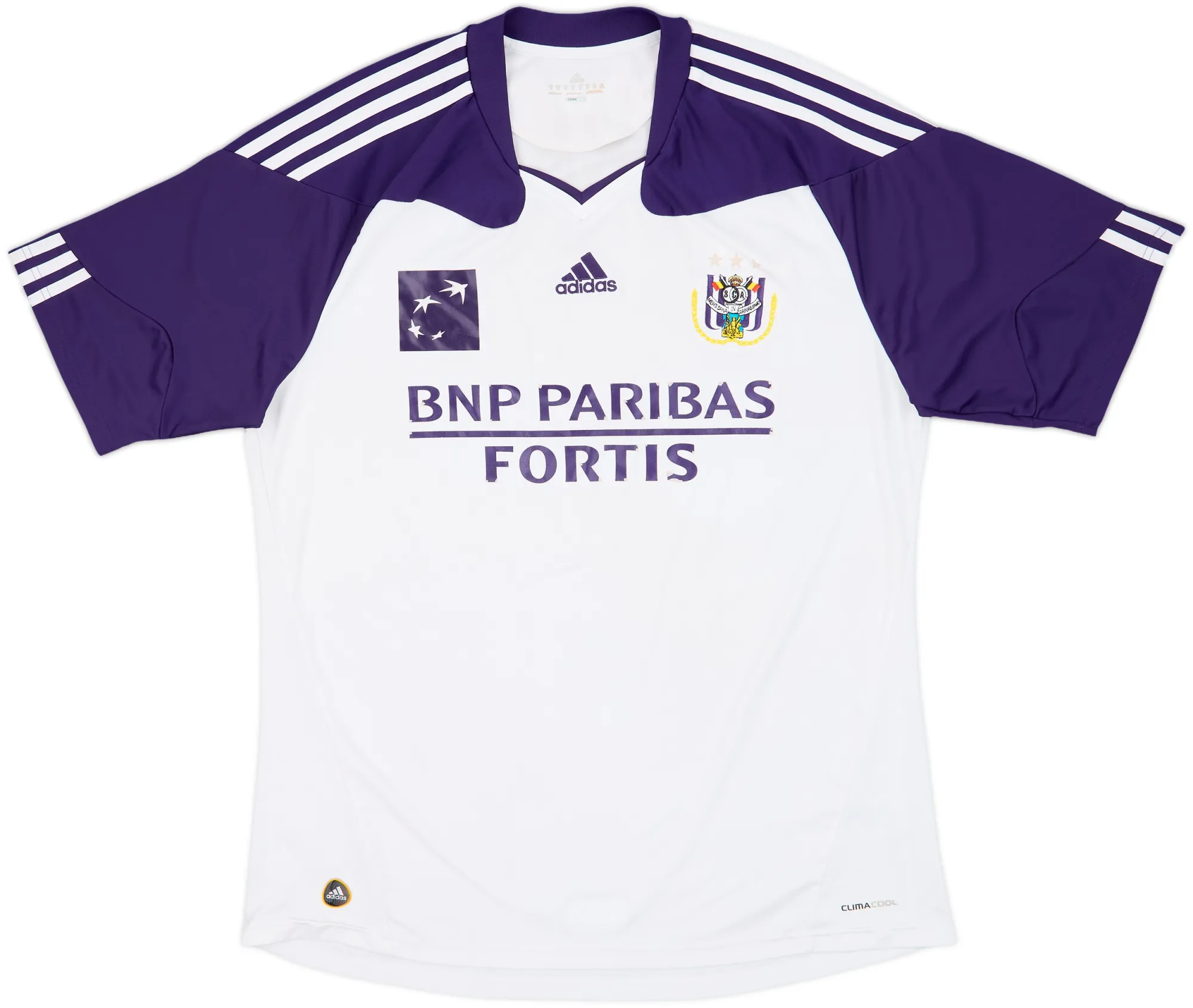 adidas Anderlecht Mens SS Home Shirt 2010/11