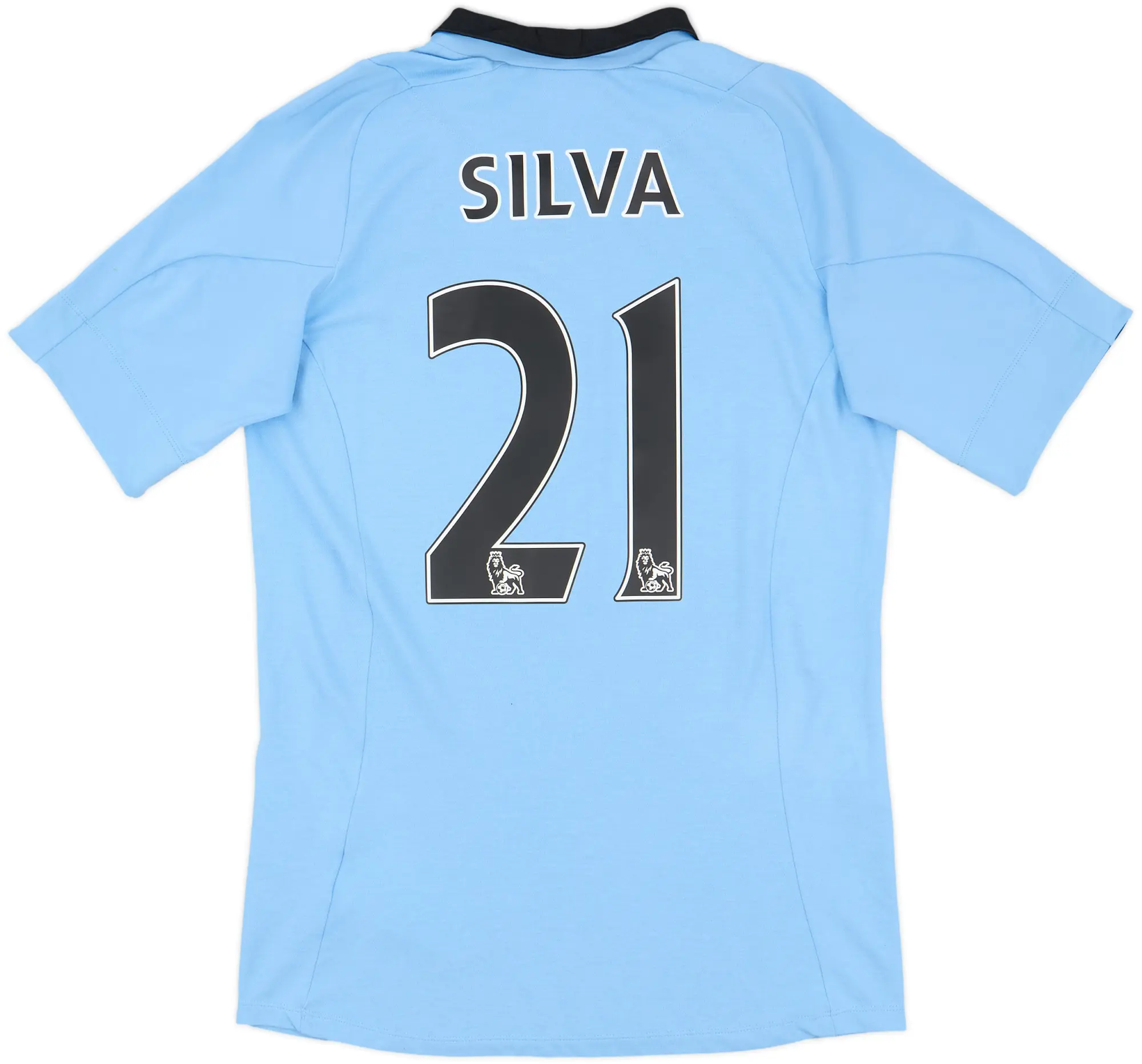 2012-13 Manchester City Home Shirt Silva #21 - 10/10 - (S)